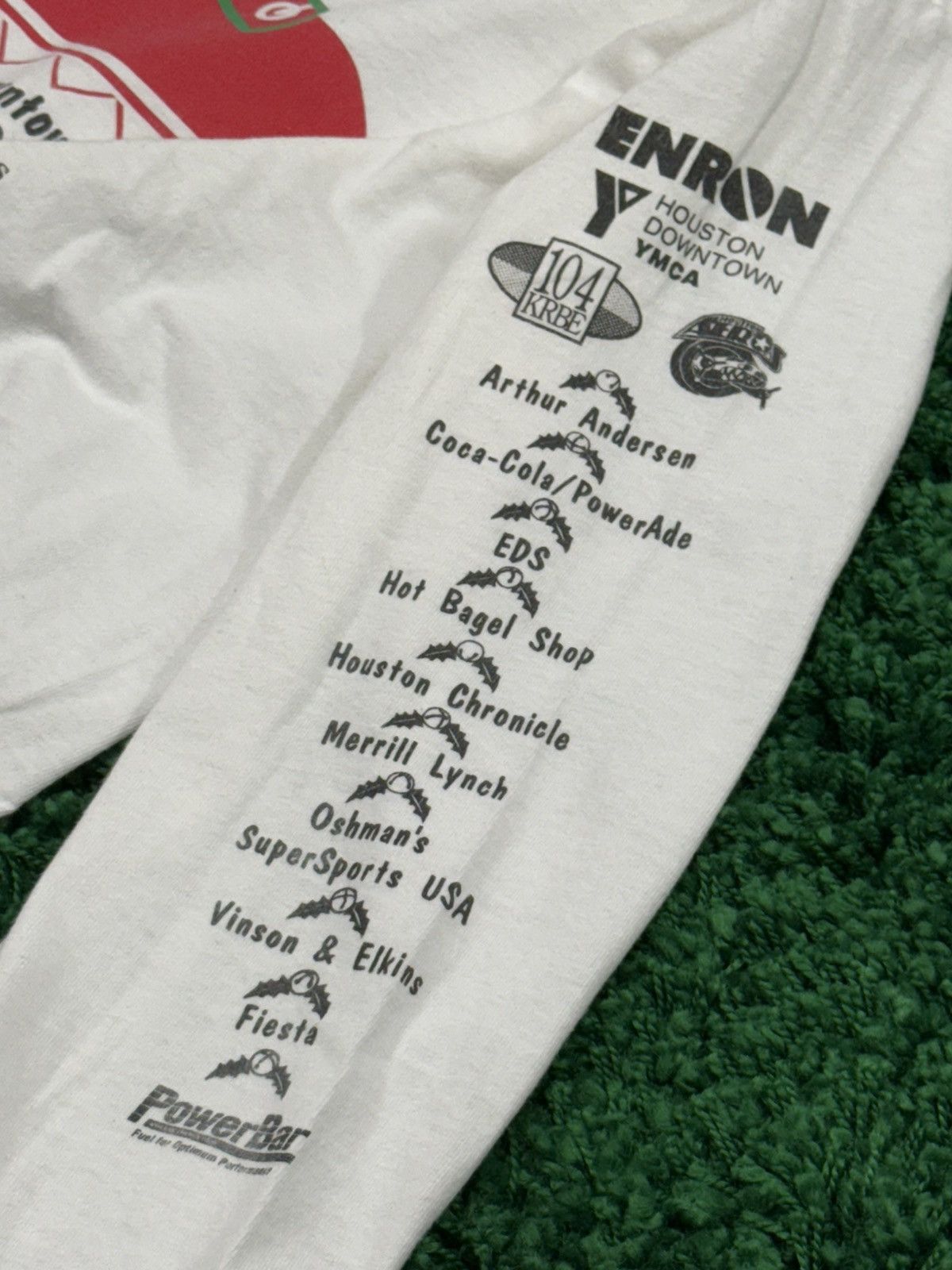 Delta × Vintage RARE Enron Jingle Bell Run 1996 White Long Sleeve XL Size US XL / EU 56 / 4 - 5 Thumbnail
