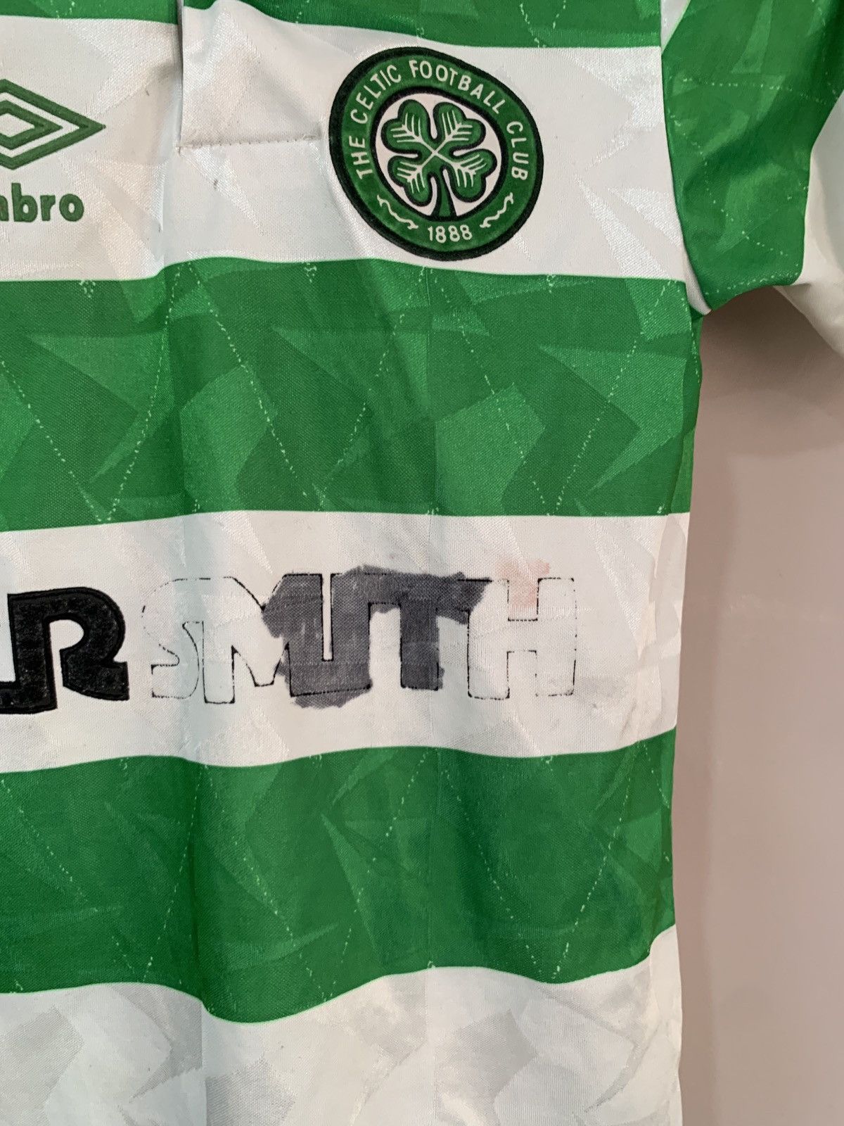 Vintage Celtic Glasgow 1989 Home Football Shirt Umbro Soccer Jersey Size US XXS / EU 40 - 5 Thumbnail