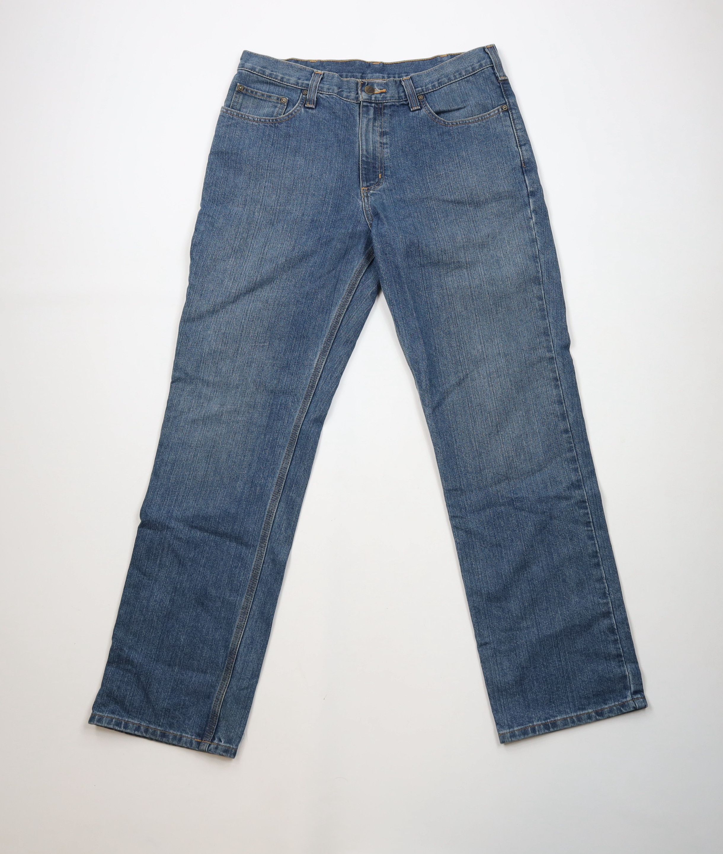 Carhartt × Vintage Vintage Y2K Carhartt Out Relaxed Fit Straight Leg Jeans Size US 34 / EU 50 - 1 Thumbnail