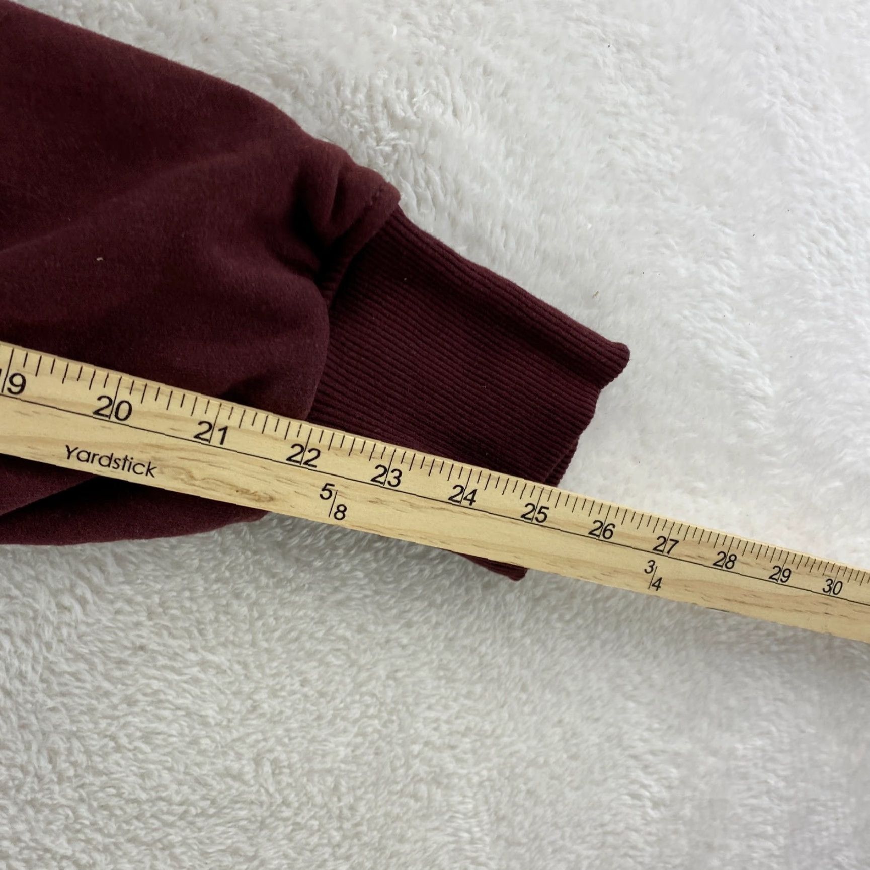 Carhartt VINTAGE Carhartt Maroon Womens XL 16-18 Hoodie Jacket Sweatshirt Sherpa Fleece Lined Full Zip Size XL / US 12-14 / IT 48-50 - 4 Thumbnail