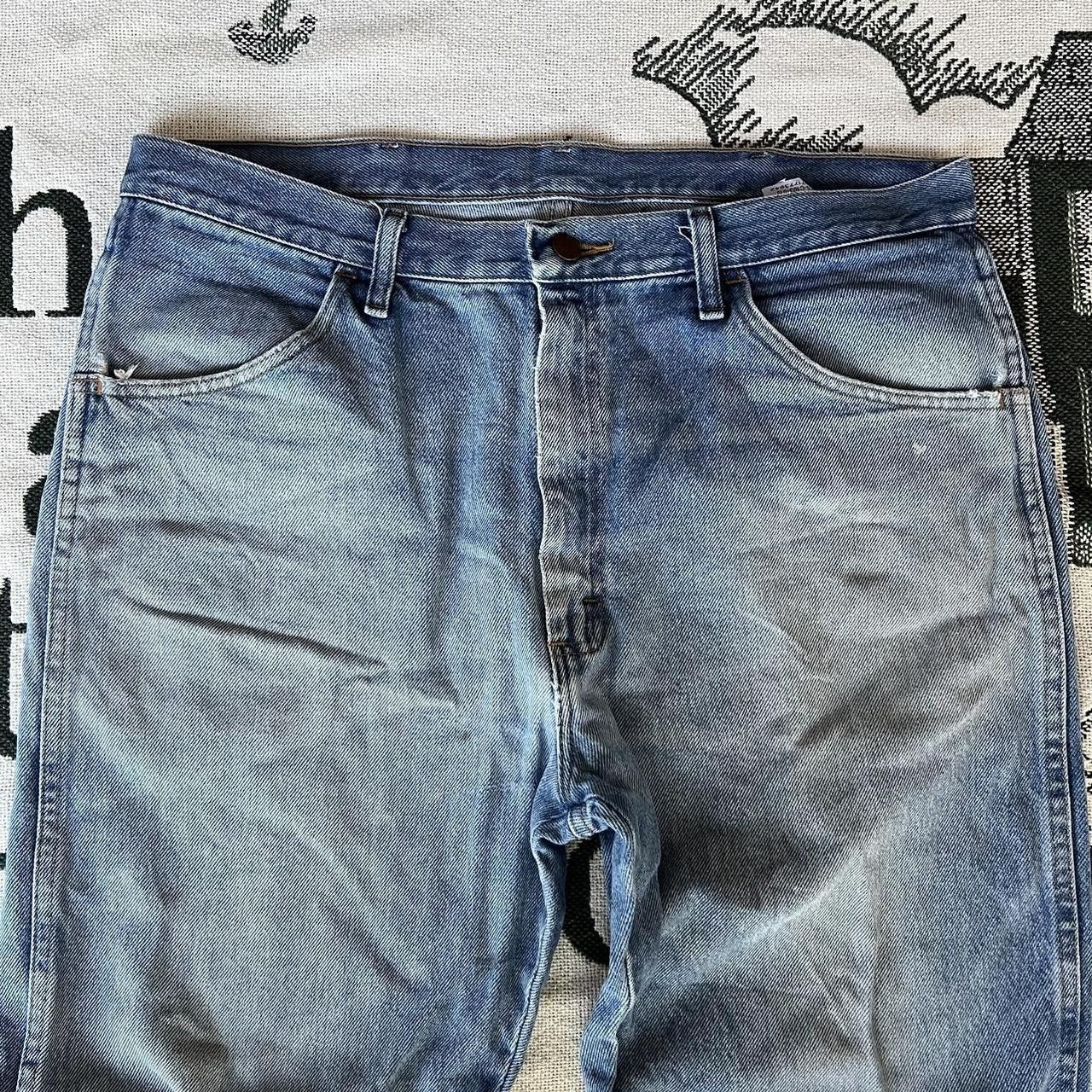 Vintage Vintage Y2K/2000s Baggy Light Wash Skater Style Essential Denim Jeans! Size US 36 / EU 52 - 5 Thumbnail