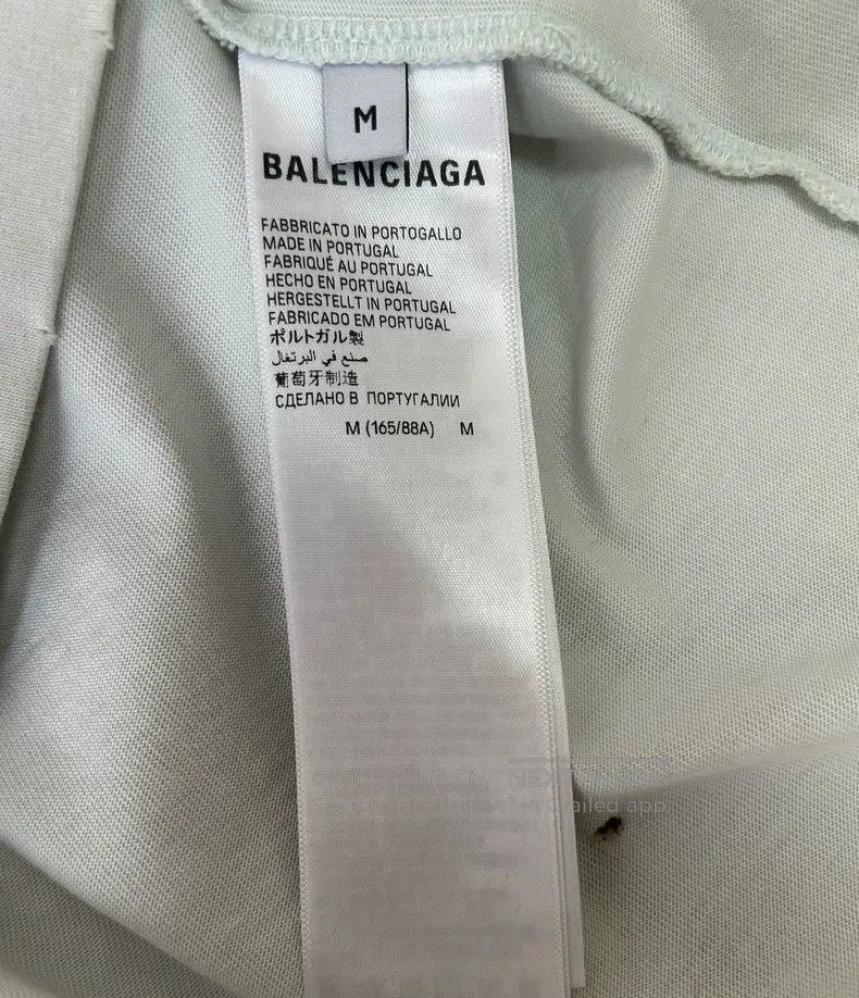 Balenciaga Balenciaga Mud-Dyed Bitcoin Vintage Short-Sleeve T-Shirt, Size US M / EU 48-50 / 2 - 4 Thumbnail