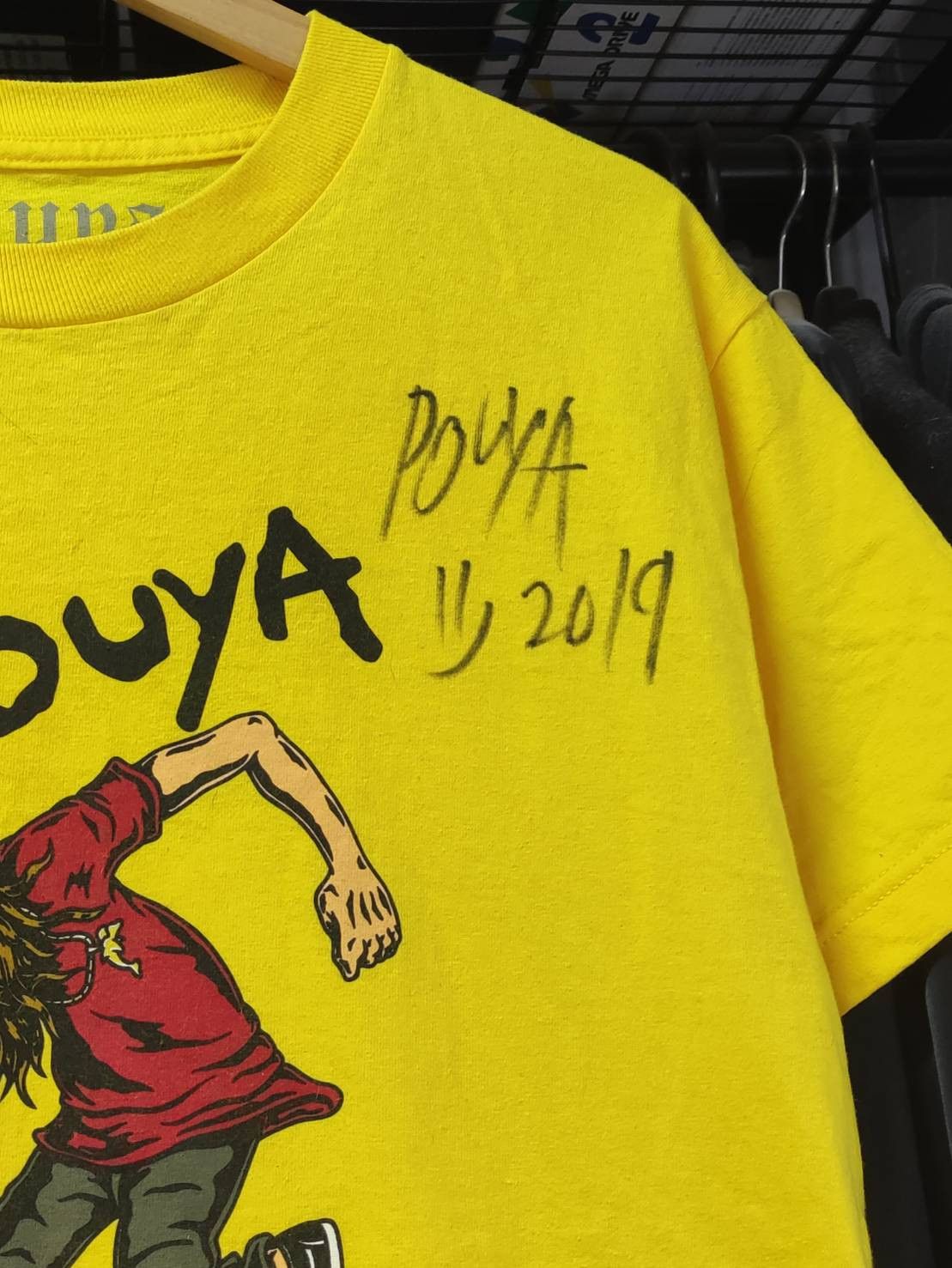 Fuck The Population × G59 Records 1of1 Signed by Pouya " Skank Man " Parody Circle Jerks Size US M / EU 48-50 / 2 - 4 Thumbnail
