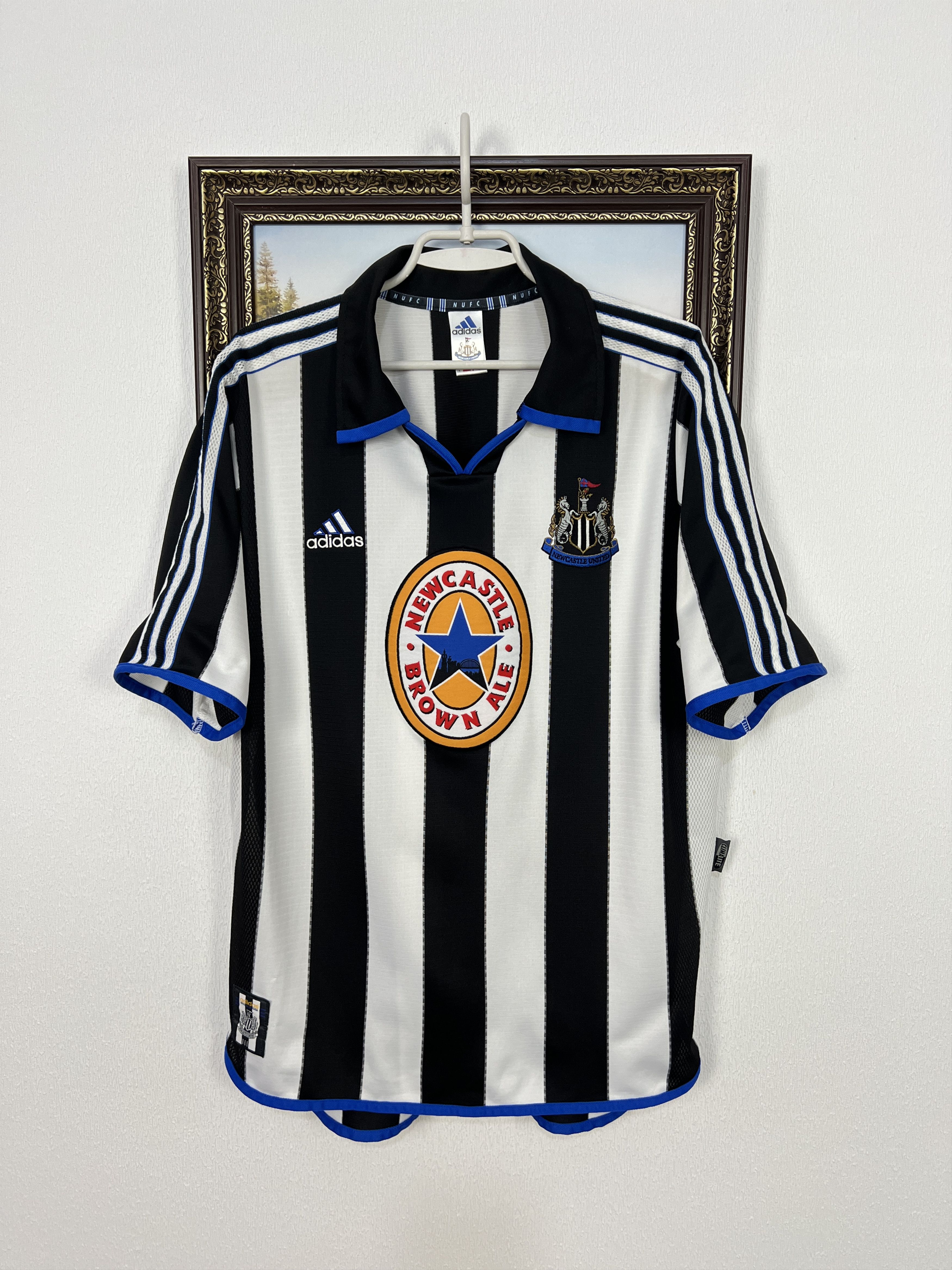 Adidas Newcastle Home football shirt 1999 Soccer Adidas Jersey Size US L / EU 52-54 / 3 - 1 Thumbnail
