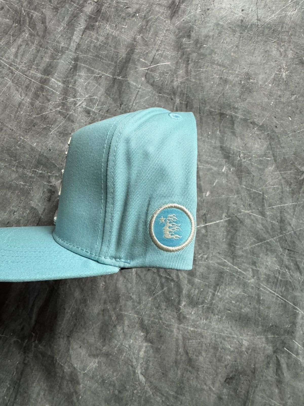 HELLSTAR Hellstar Logo Snapback Hat in Baby Blue Size ONE SIZE - 2 Thumbnail