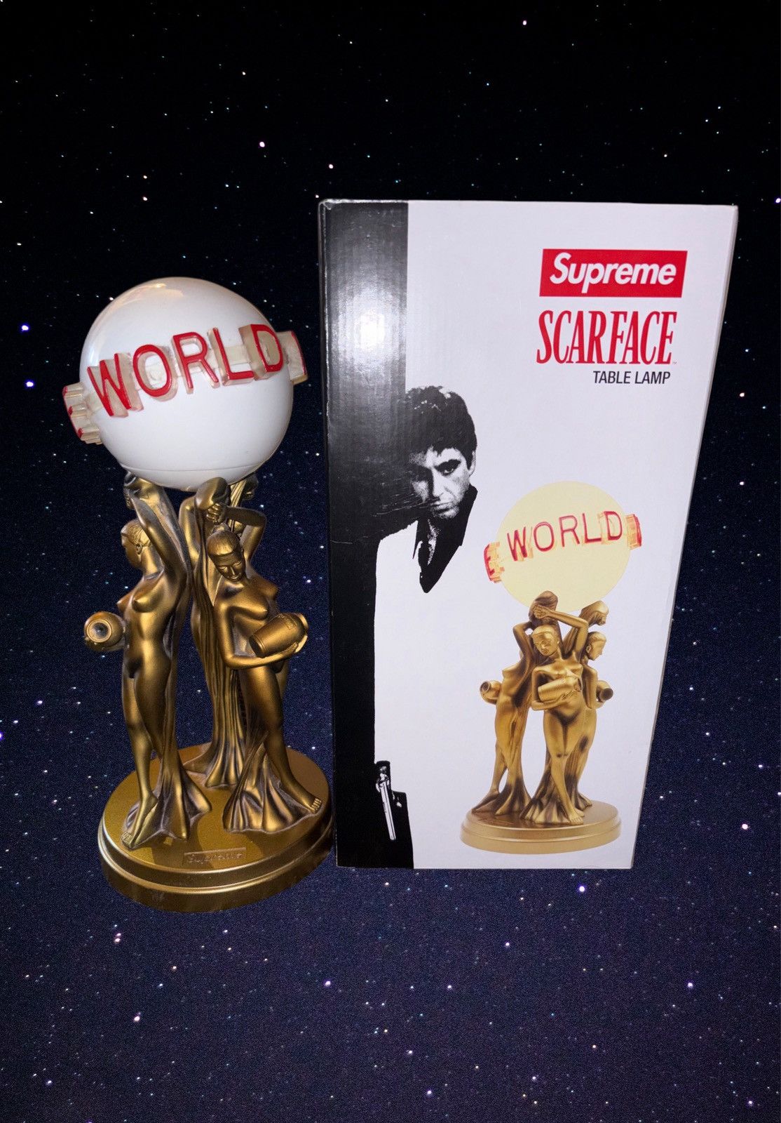Supreme SUPREME SCARFACE TABLE LAMP (RARE) Size ONE SIZE - 1 Thumbnail