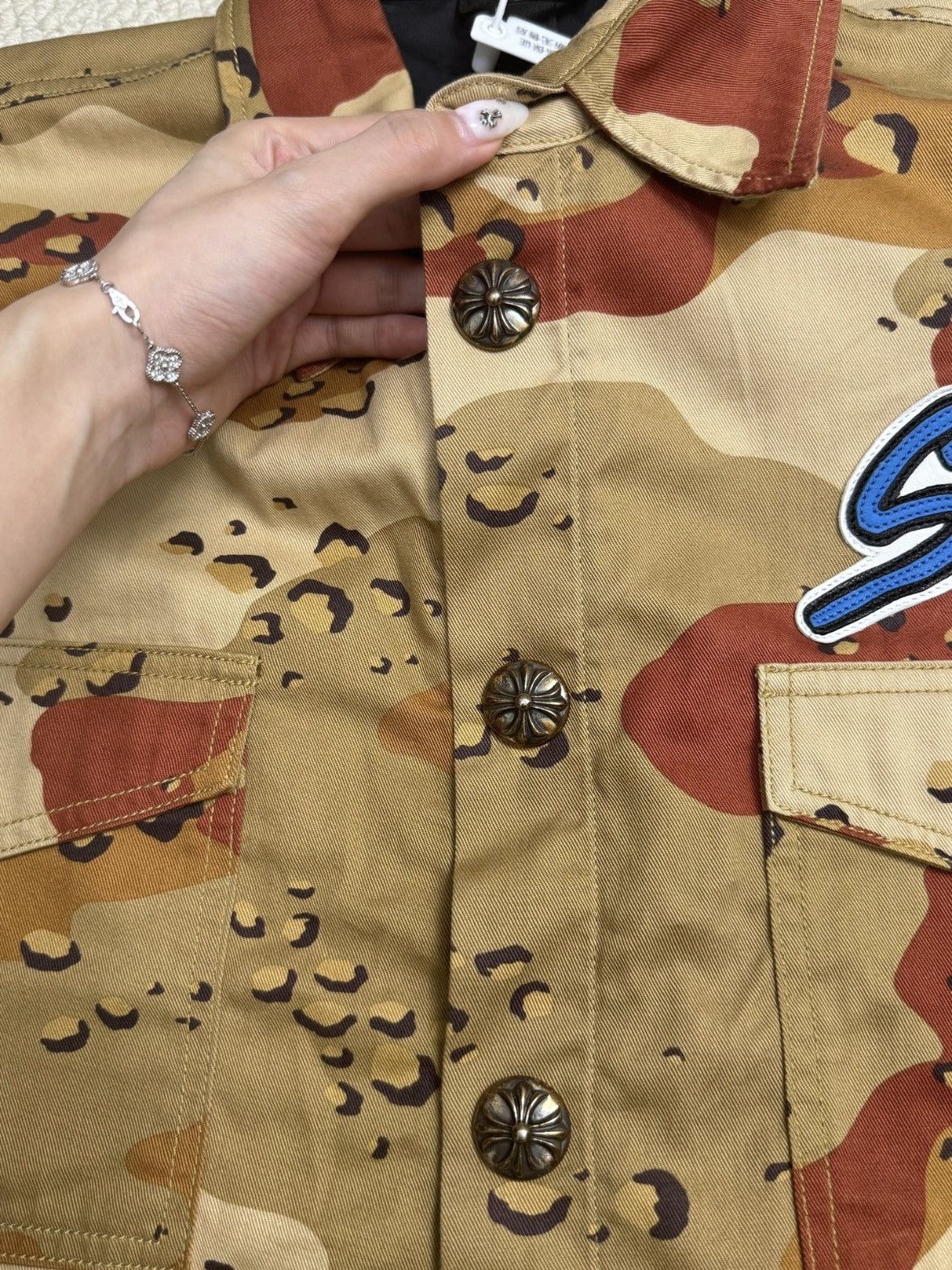 Chrome Hearts Chrome hearts camo shirt Size US XL / EU 56 / 4 - 5 Thumbnail
