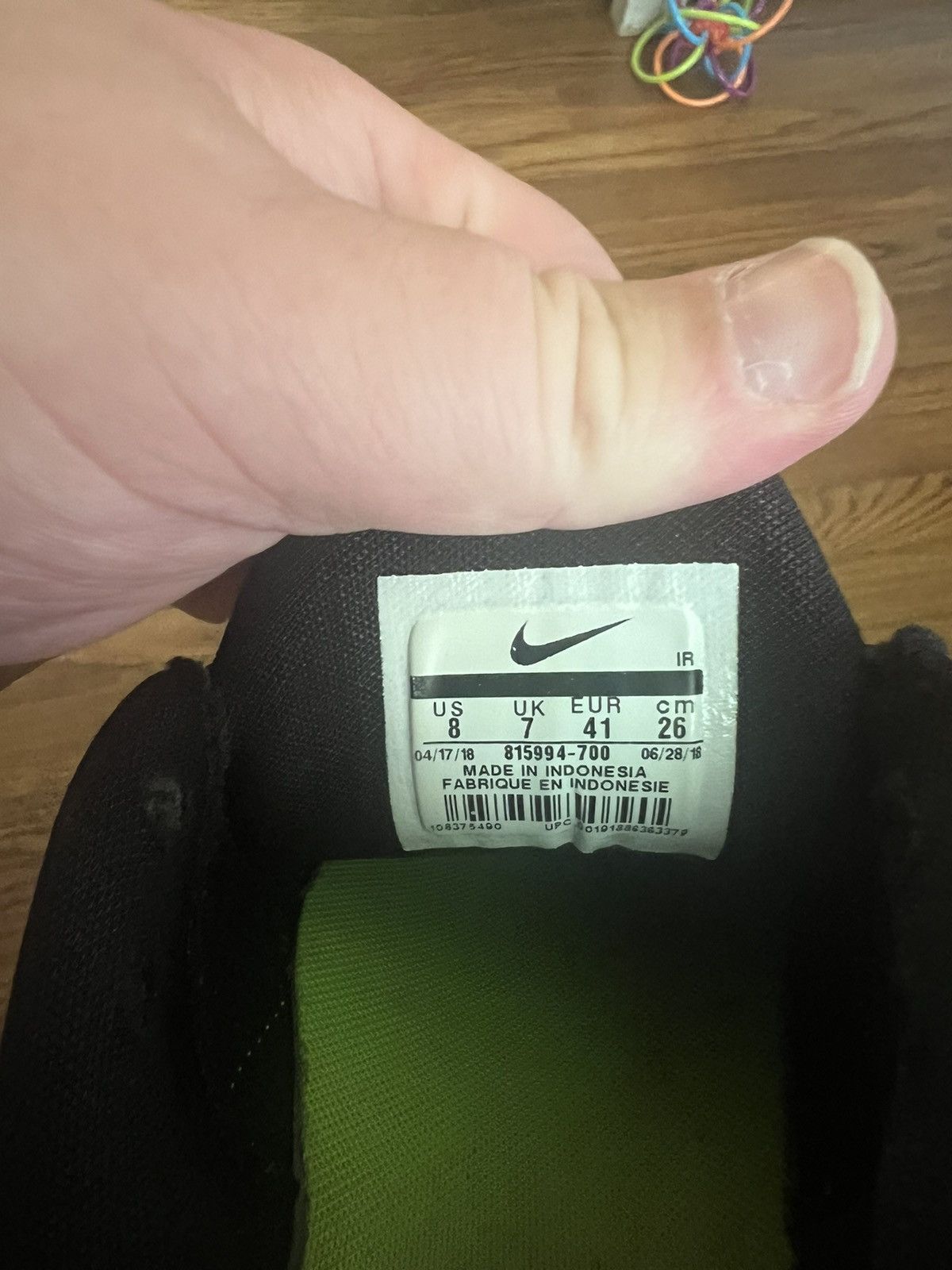 Nike Nike Air Max Plus Premium Volt Mens 8 Shoes Safety Yellow Size US 8 / EU 41 - 9 Thumbnail