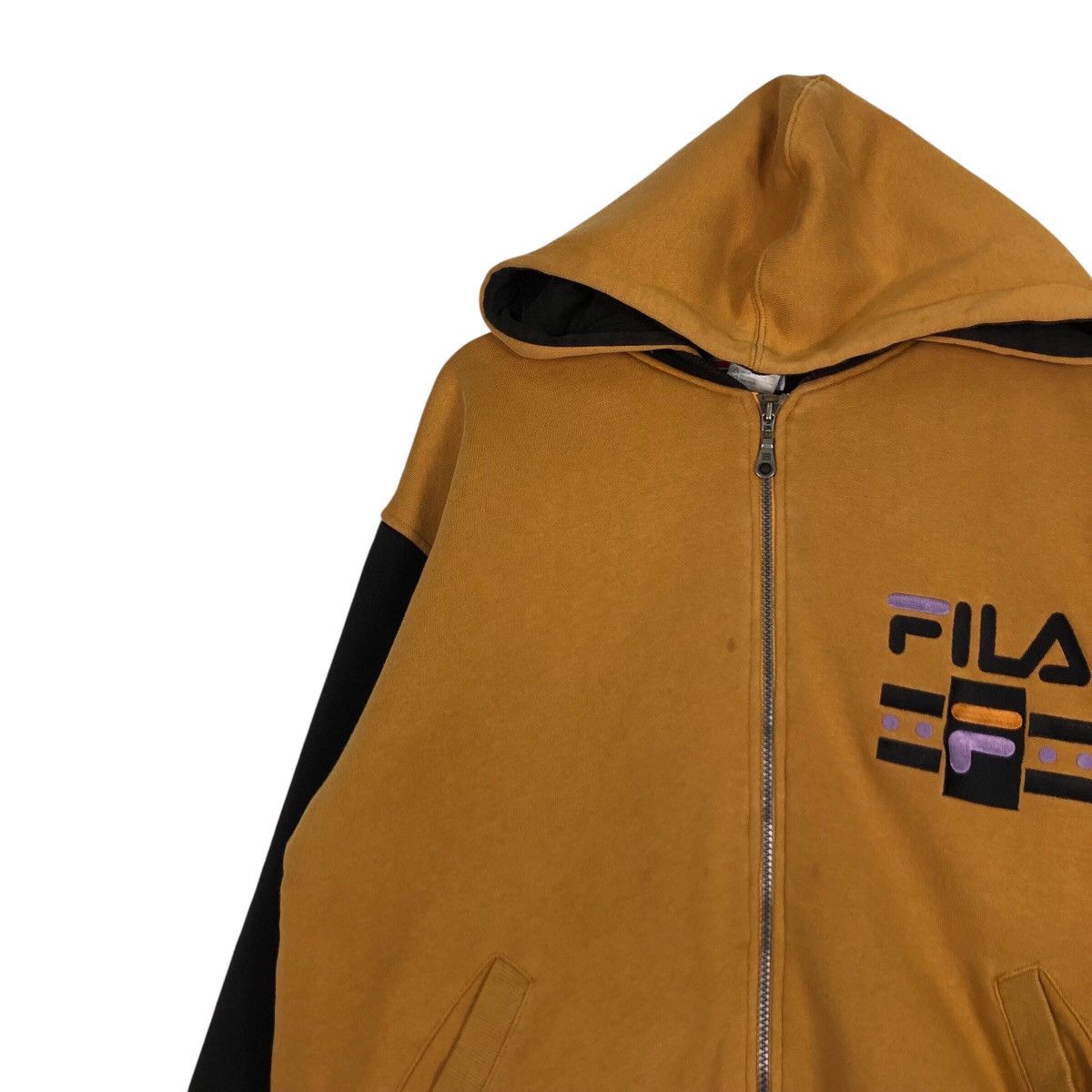 Fila × Japanese Brand × Vintage Vintage Fila Jacket Hoodie 90s Style Streetwear Medium Size US M / EU 48-50 / 2 - 6 Thumbnail