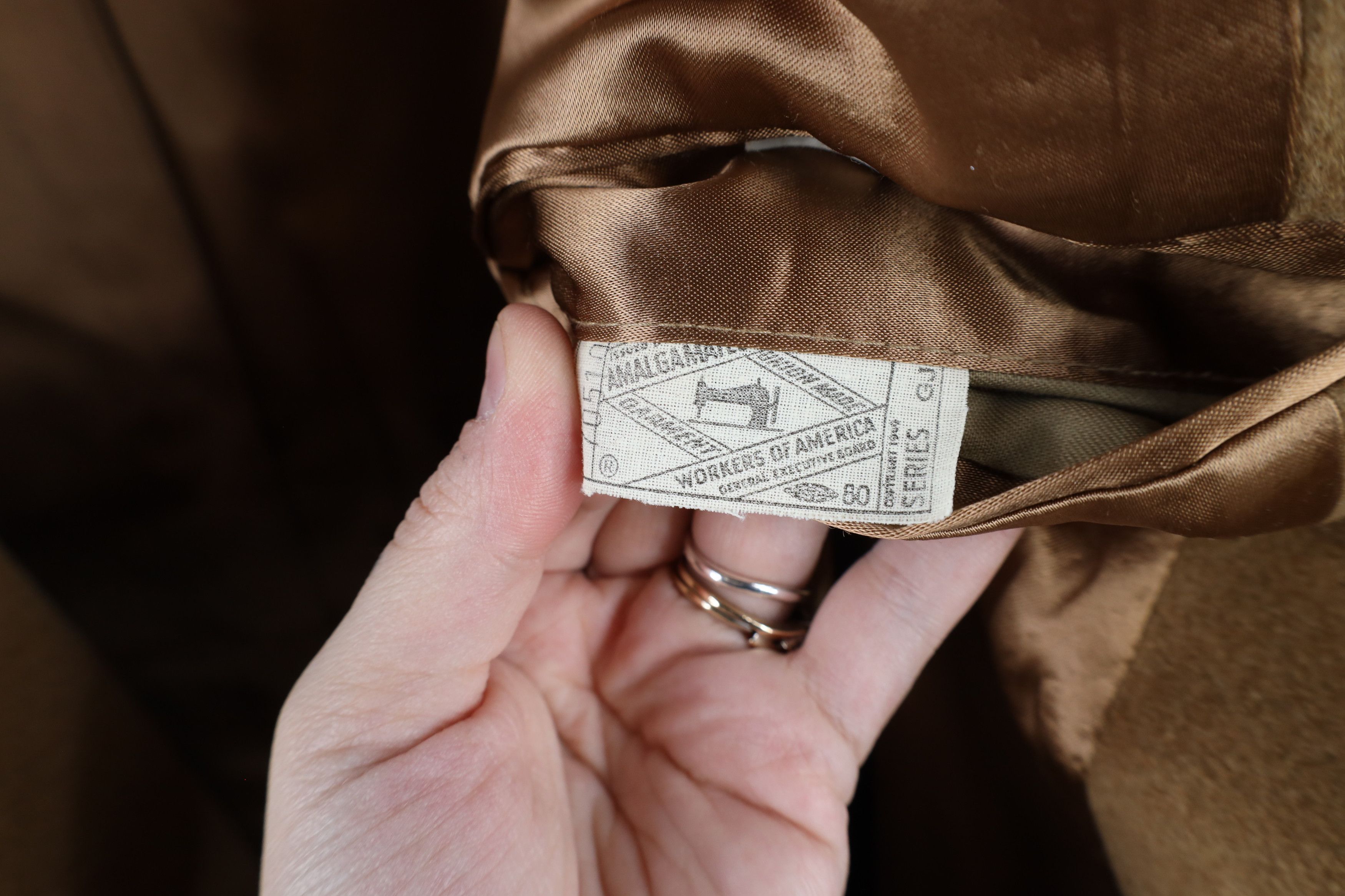 Vintage Vintage 70s Streetwear Alpacuna Overcoat Jacket Beige USA Size US L / EU 52-54 / 3 - 13 Thumbnail