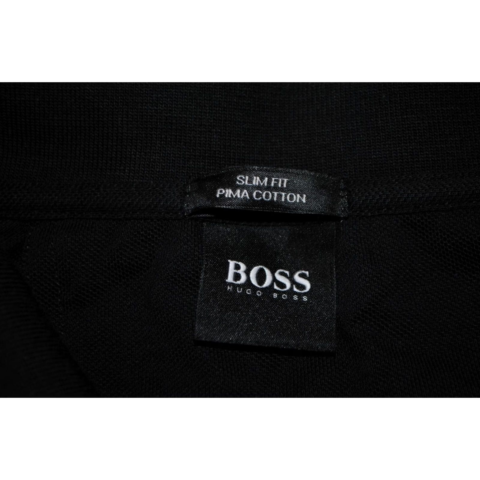Hugo Boss VINTAGE MENS POLO SHIRT BLACK YELLOW HUGO BOSS MENS POLO COTTON ORIGINAL XXL Size US XXL / EU 58 / 5 - 4 Thumbnail