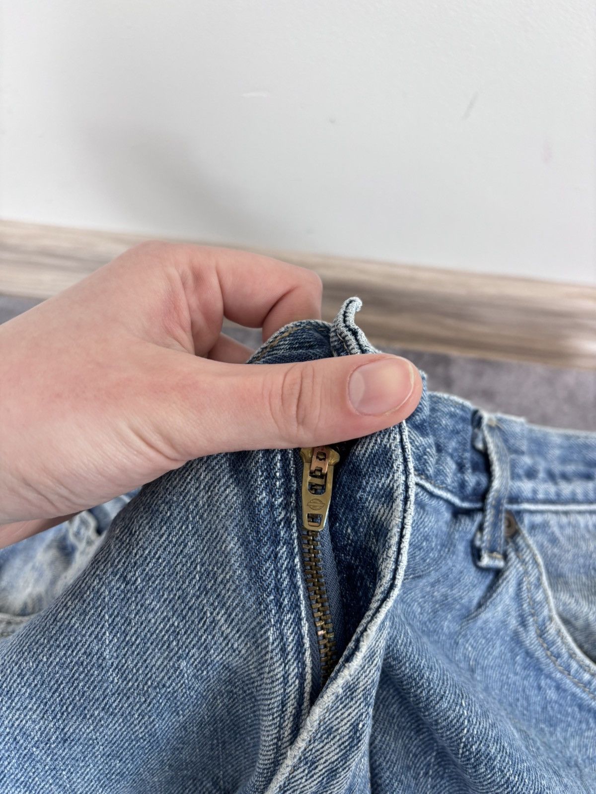 Dickies Vintage Dickies Faded Blue Carpenter Denim Jeans 1993SNB Size US 36 / EU 52 - 22 Thumbnail