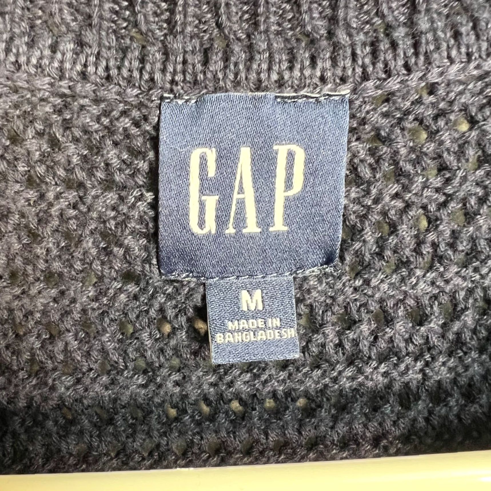 Gap Gap Dress Blue Short Sleeve Knit w/ Liner Size Medium Cotton Size M / US 6-8 / IT 42-44 - 3 Thumbnail