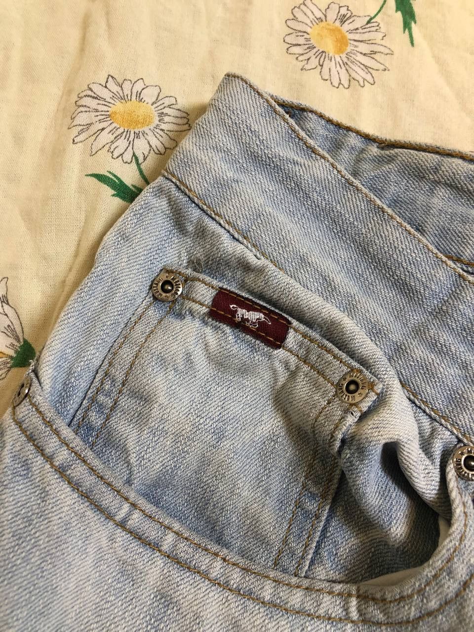 Mustang Vintage 70s Mustang Denim Jeans: High Waisted Distressed Size US 32 / EU 48 - 14 Thumbnail