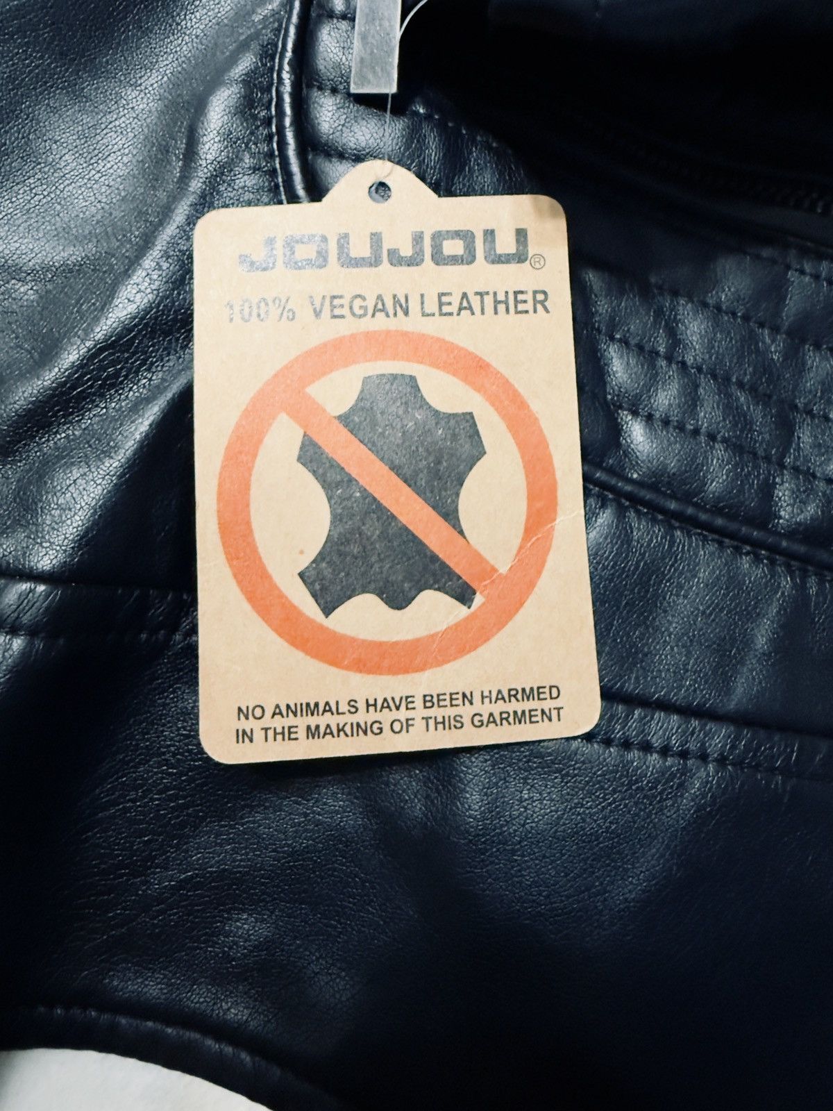 Other JOUJOU Black Vegan Leather Moto Jacket – Plus Size 3X – NWT Size 3XL / US 20-22 - 4 Thumbnail