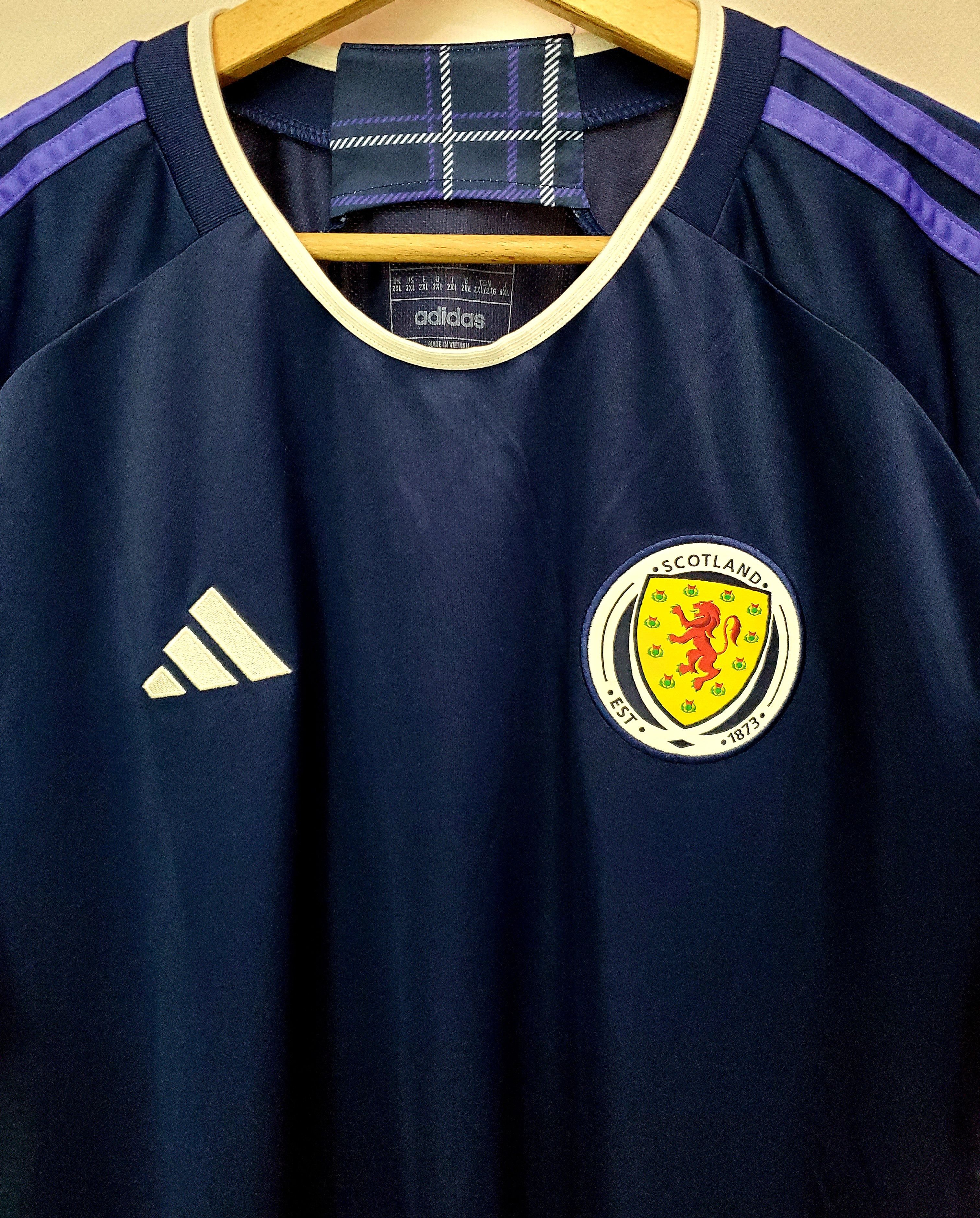 Adidas Scotland Home 2020\2022 Jersey perfect condition size XXl Size US XXL / EU 58 / 5 - 2 Thumbnail
