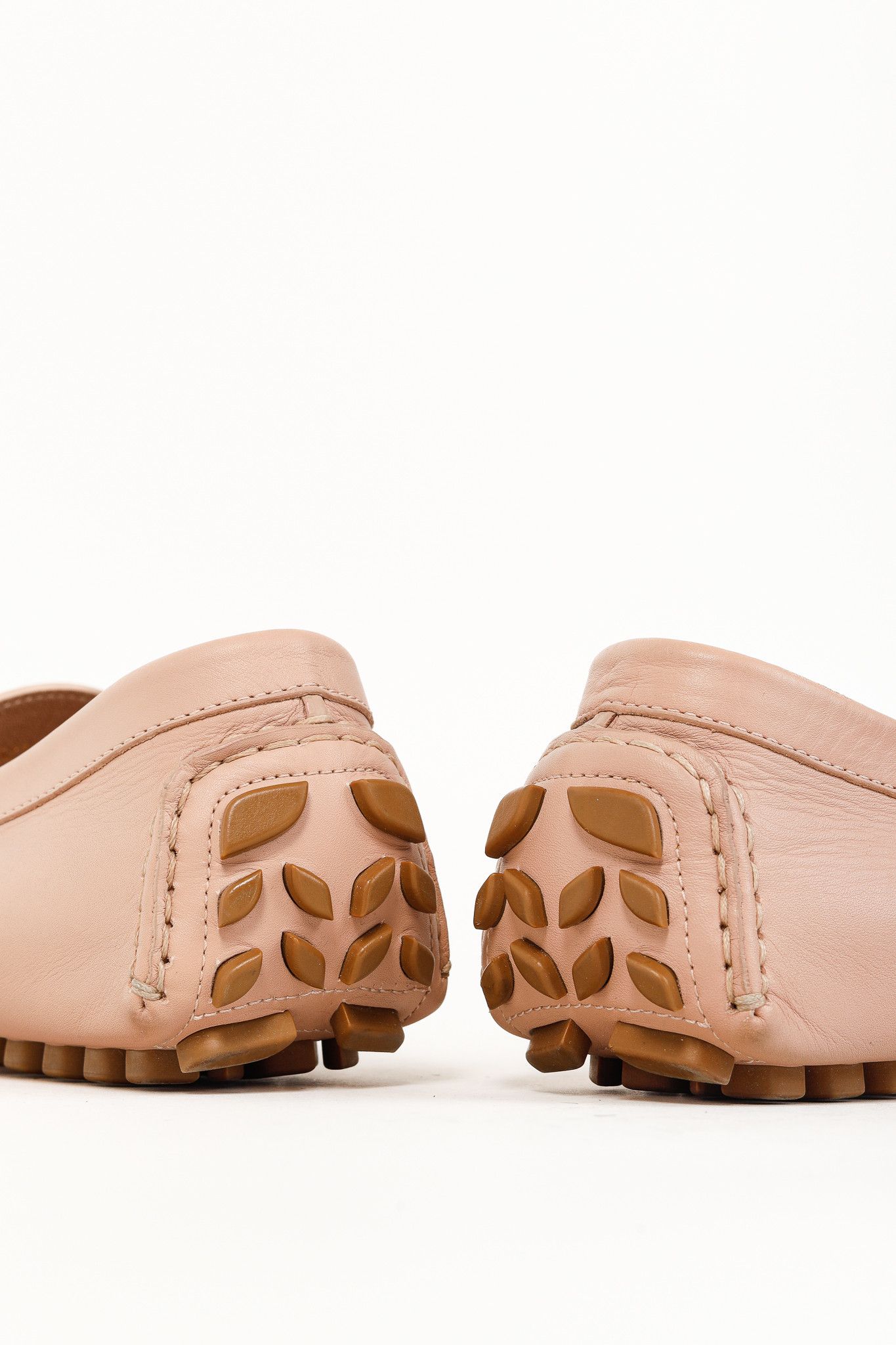 Gianvito Rossi Gianvito Rossi Monza Pink Braided Leather Loafers Size US 8.5 / IT 38.5 - 9 Thumbnail