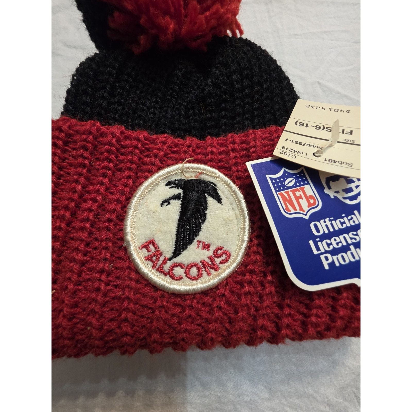 NFL Vintage NFL Atlanta Falcons Knit Winter Ski Hat Youth Size US XXS / EU 40 - 2 Thumbnail
