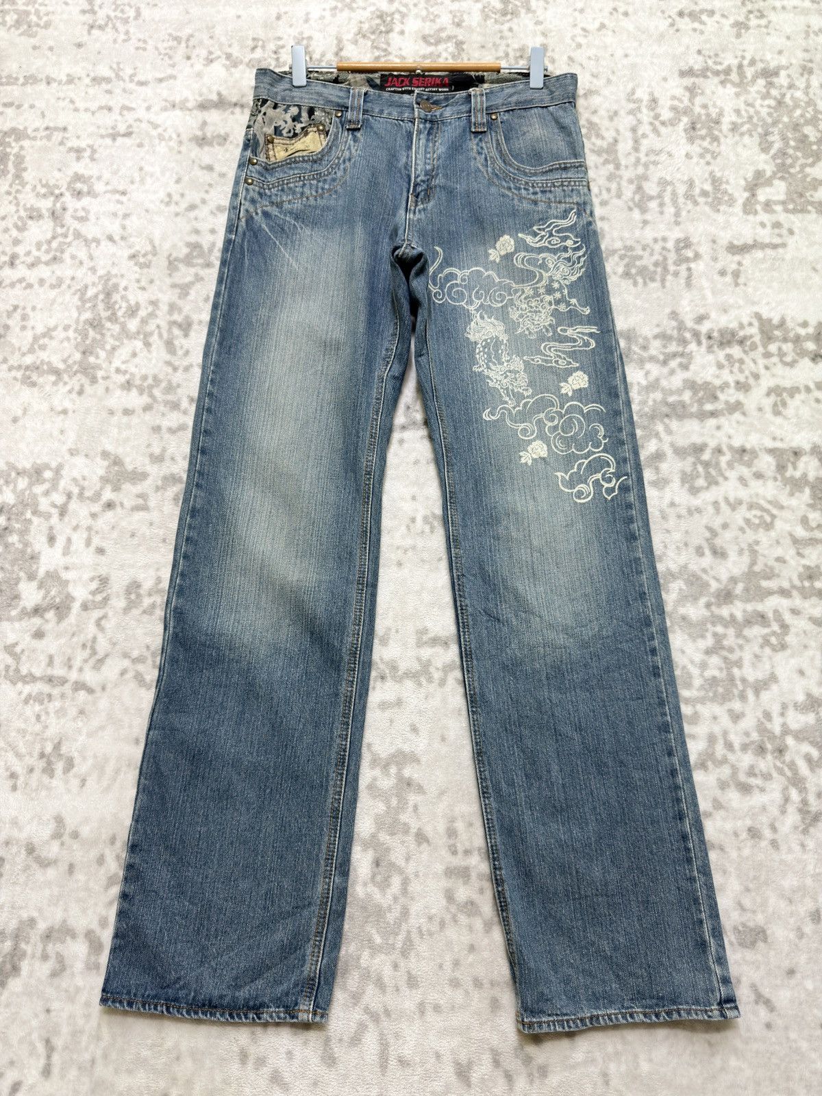 JACKROSE × Japanese Brand Vintage Japanese Jack Rose Acid Wash