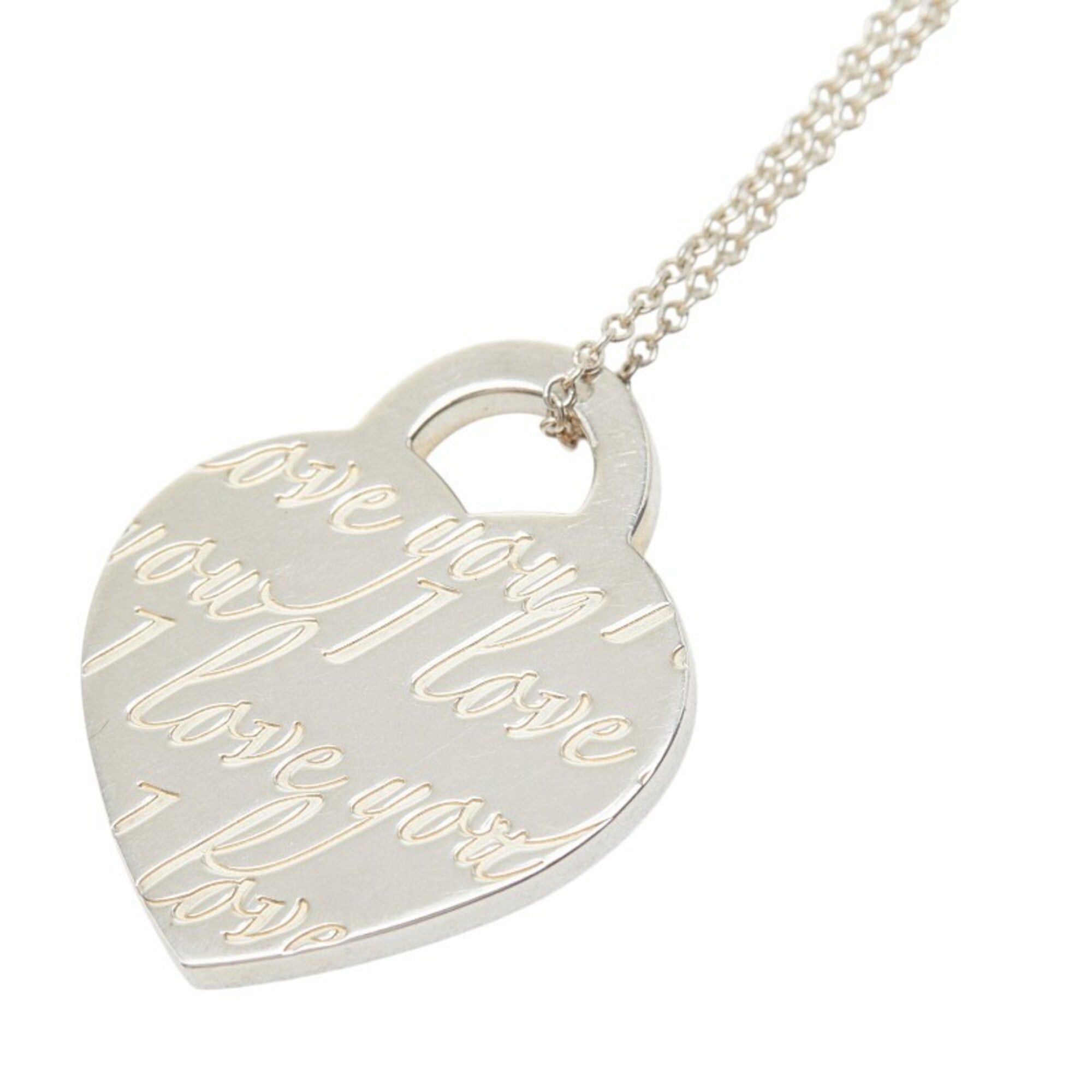 Tiffany & Co. Tiffany & Co. Notes Heart Tag Pendant Necklace, SV925 Silver, Women's. Size ONE SIZE - 1 Thumbnail