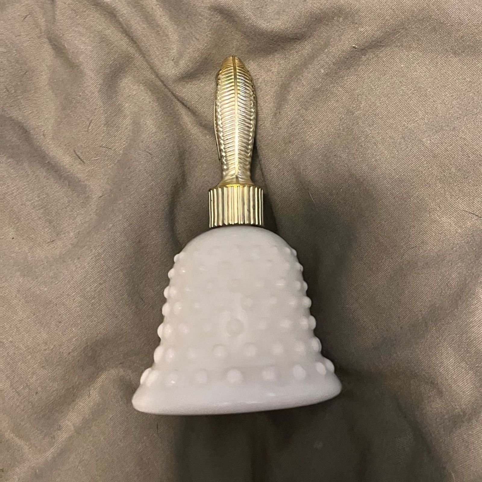 Vintage Vintage Avon perfume Sweet Honesty Hobnail Milk Glass Bell Size ONE SIZE - 6 Thumbnail