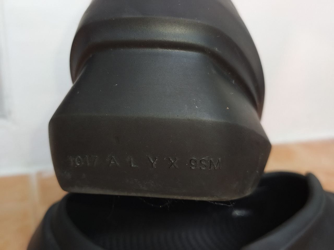 1017 ALYX 9SM ALYX BLACK RUBBER SLIPPERS SIZE 43 Size US 9 / EU 42 - 4 Thumbnail