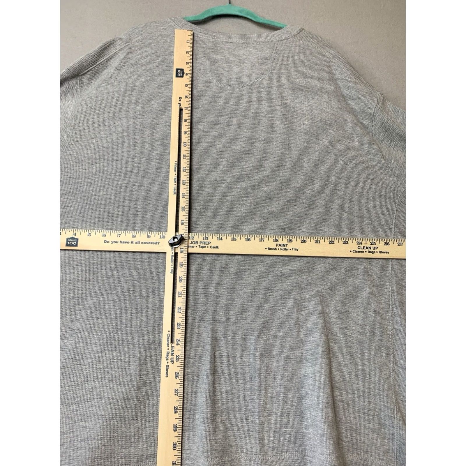 Eddie Bauer Eddie Bauer Shirt Mens 4XB Gray Waffle Knit Henley Thermal Long Sleeve NWT Big & Tall Size US XXL / EU 58 / 5 - 7 Thumbnail