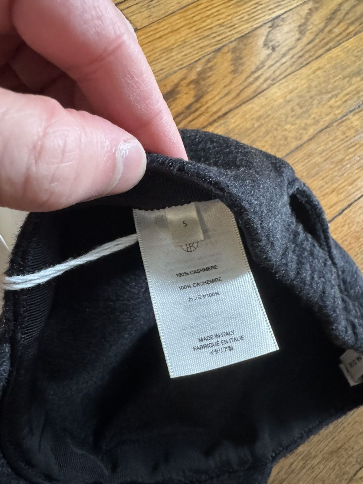 The Row The Row Caspian Hat size small grey cashmere Size ONE SIZE - 5 Thumbnail