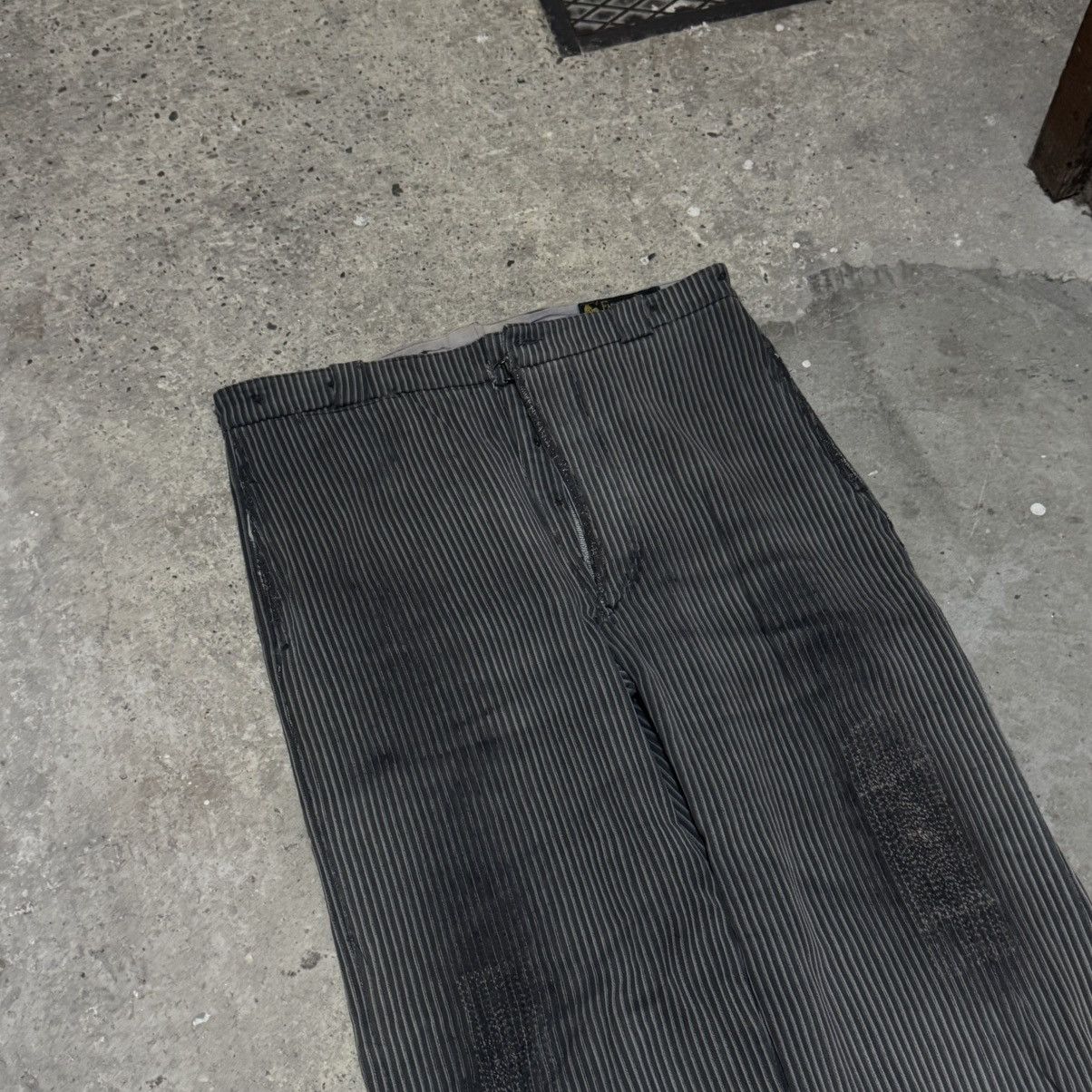 Vintage Vintage 1900/20 French trashed striped pants Size US 32 / EU 48 - 2 Thumbnail