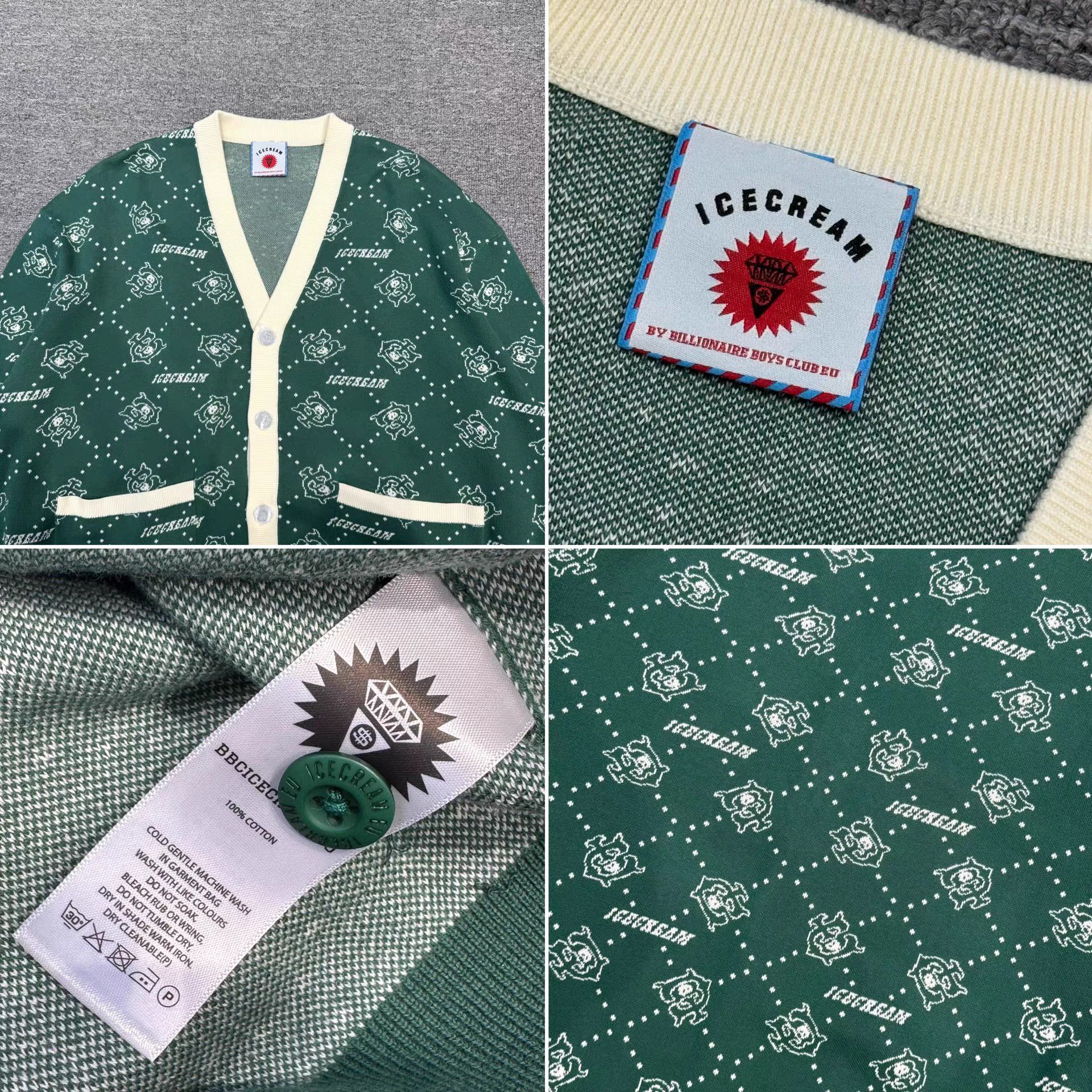 Billionaire Boys Club BBC Knitted Cardigan。 Q5 Size US L / EU 52-54 / 3 - 3 Thumbnail