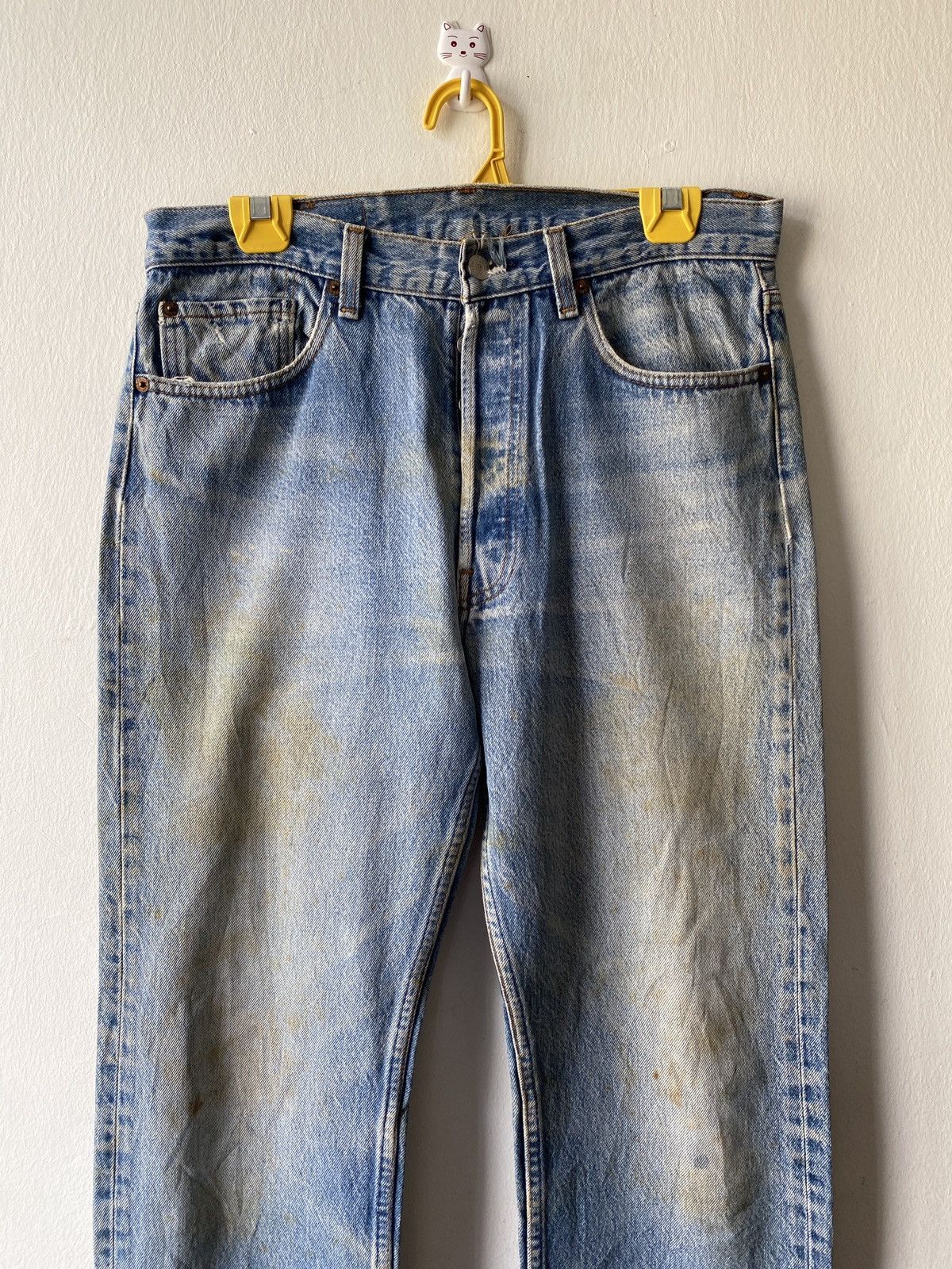 Levi's Vintage 90s Levi’s 501 Rusty Denim Size US 31 - 3 Thumbnail