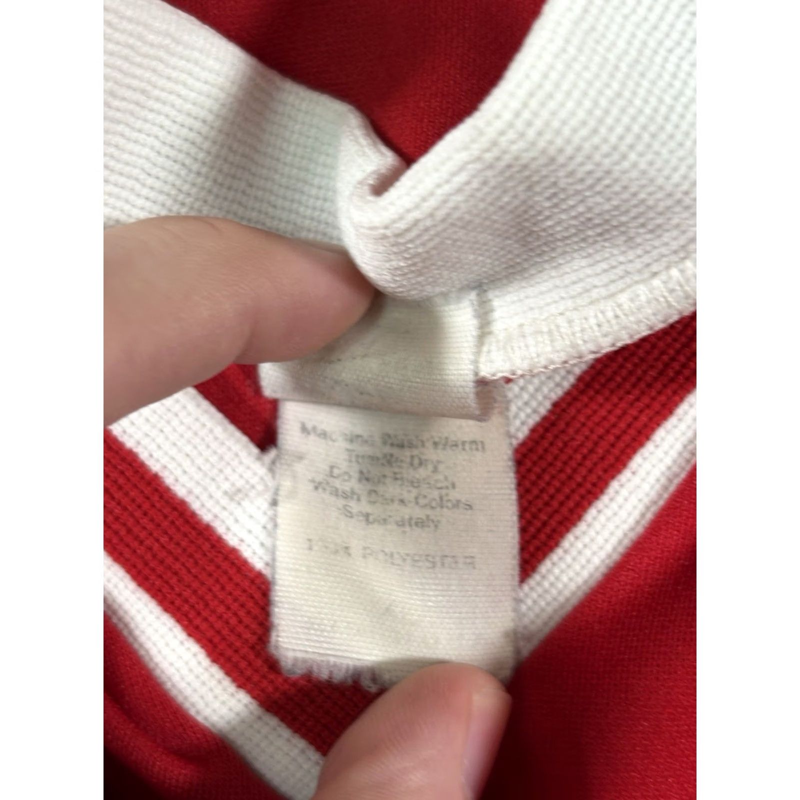 Vintage VINTAGE Lost Boys Band Red Jersey Pullover Shirt M/L Unisex Adults Short Sleeve V-Neck 90s Rock Hip Hop Retro USA #33 Size US M / EU 48-50 / 2 - 5 Thumbnail