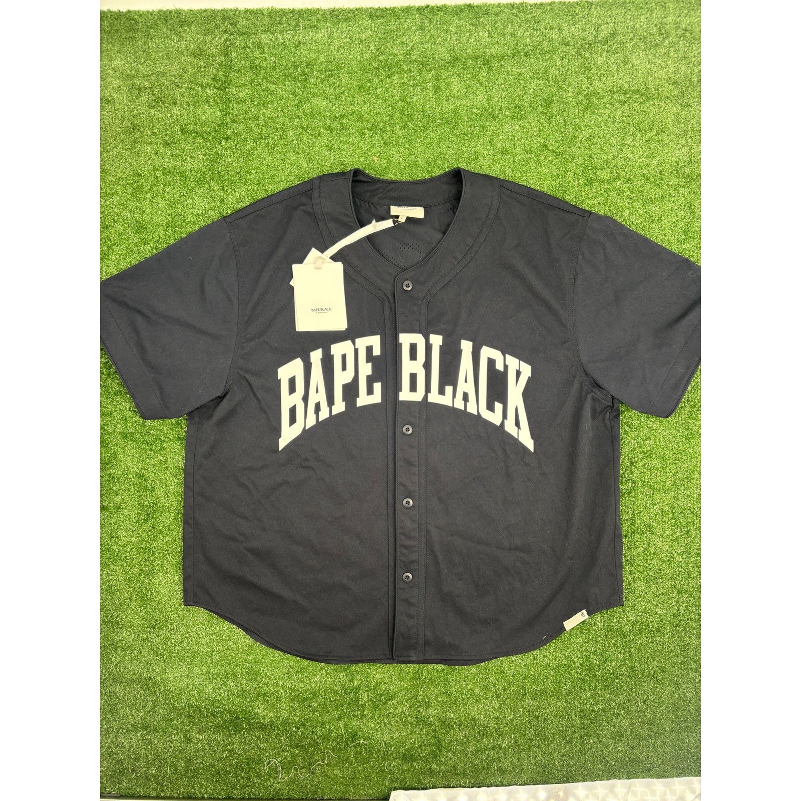 Bape BAPE Black Japan Navy Baseball Jersey Size Large Size US L / EU 52-54 / 3 - 1 Thumbnail