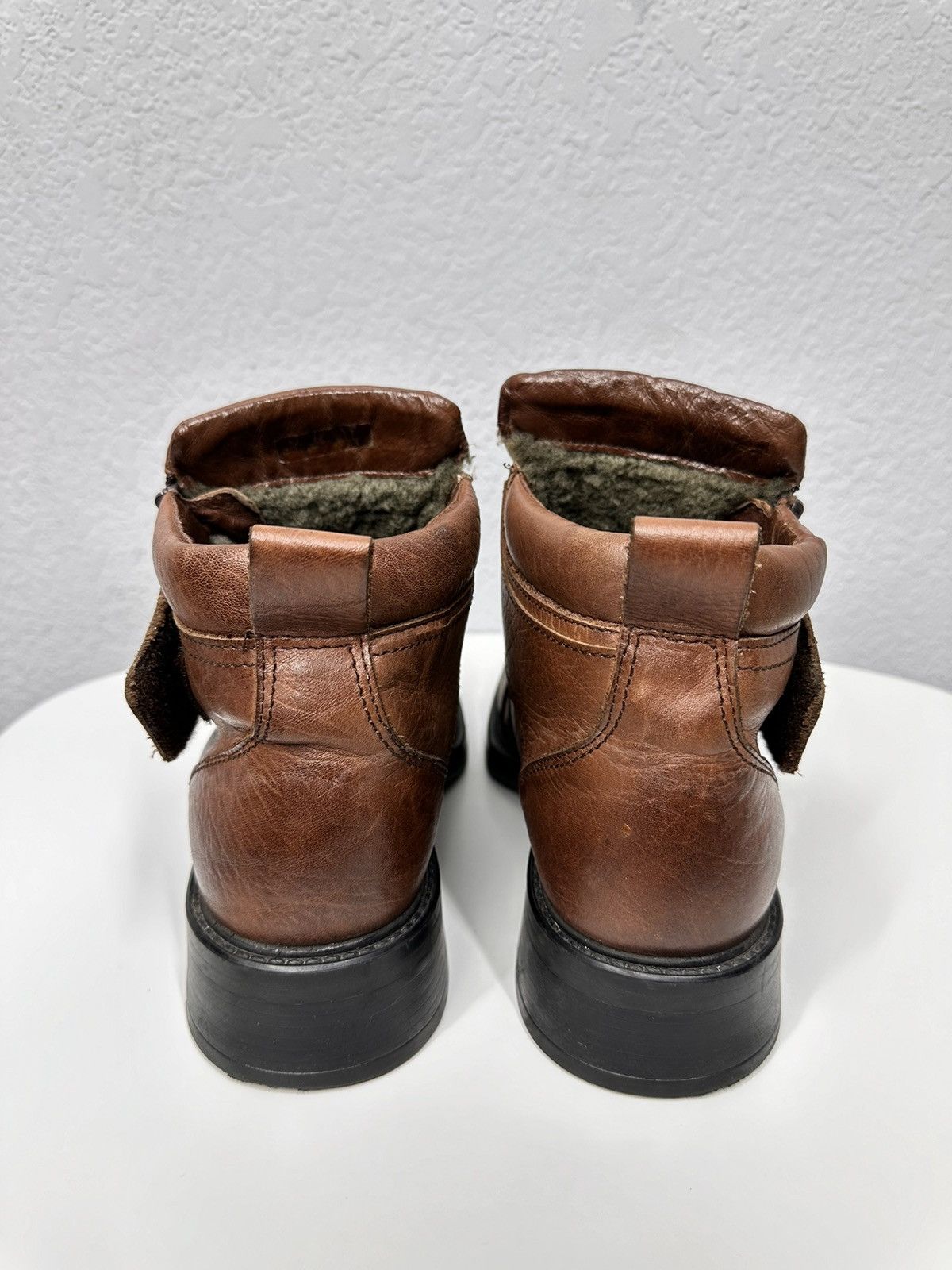 New Rock Vintage Guidi Style AS 98 Leather Boots Italy Design Poell Size US 12 / EU 45 - 12 Thumbnail