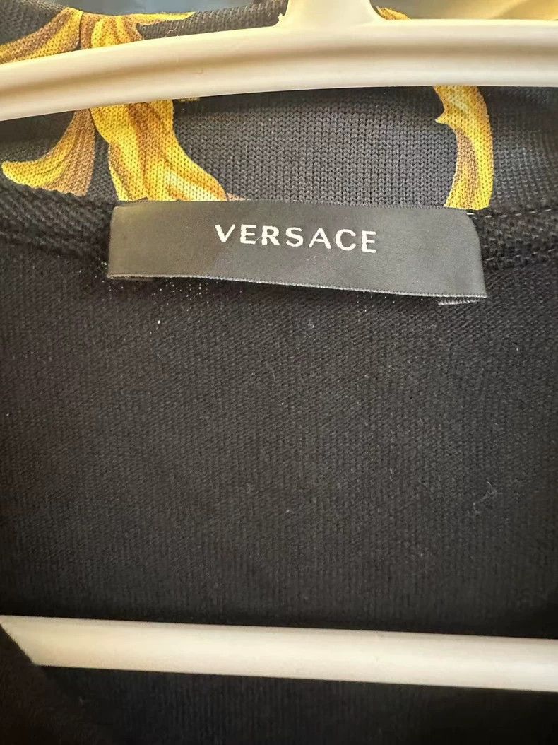 Versace Versace Printed button-down short-sleeved polo shirt Size US XS / EU 42 / 0 - 3 Thumbnail
