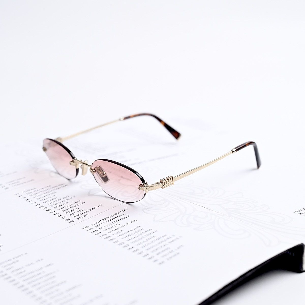 Miu Miu MIU MIU 0MU A54S ZVN70O SUNGLASSES Size ONE SIZE - 1 Thumbnail