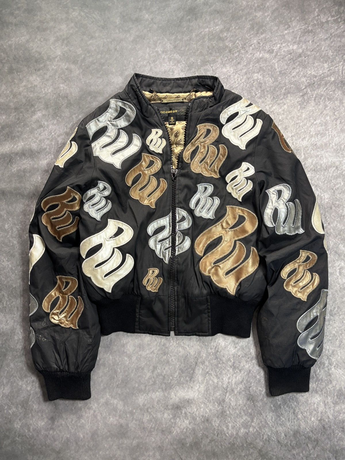 Rocawear Vintage Rocawear Bomber Jacket Goose Down Puffer Y2K Winter Size S / US 4 / IT 40 - 2 Thumbnail