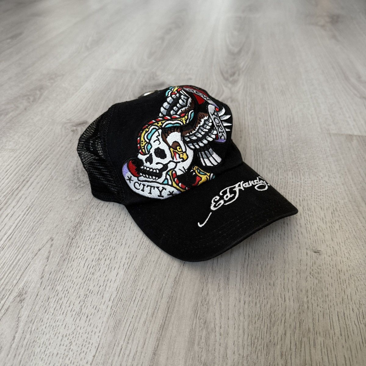 Designer × Ed Hardy Black Skull Ed Hardy New York City NYC Cap Size ONE SIZE - 2 Thumbnail
