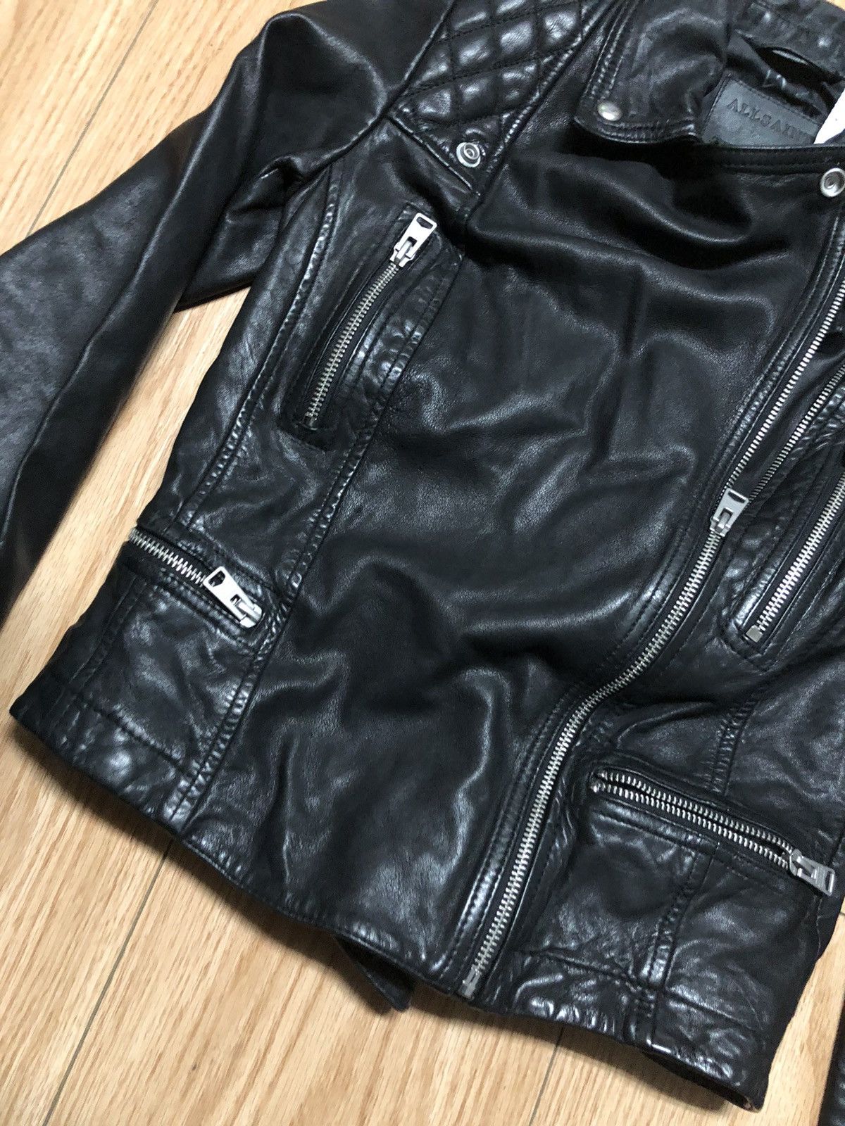 Allsaints Black sheep leather jacket Moto small Size XS / US 0-2 / IT 36-38 - 5 Thumbnail