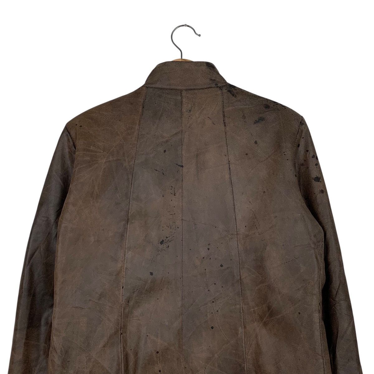 Other Leonardo Da Vinci Crop Leather Jacket Made In Italy Size M / US 6-8 / IT 42-44 - 8 Thumbnail