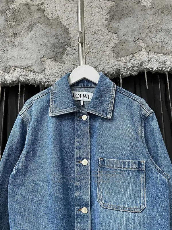 Loewe Loewe Blue Cotton Women's Jacket . Size XXS / US 00 / IT 34 - 3 Thumbnail