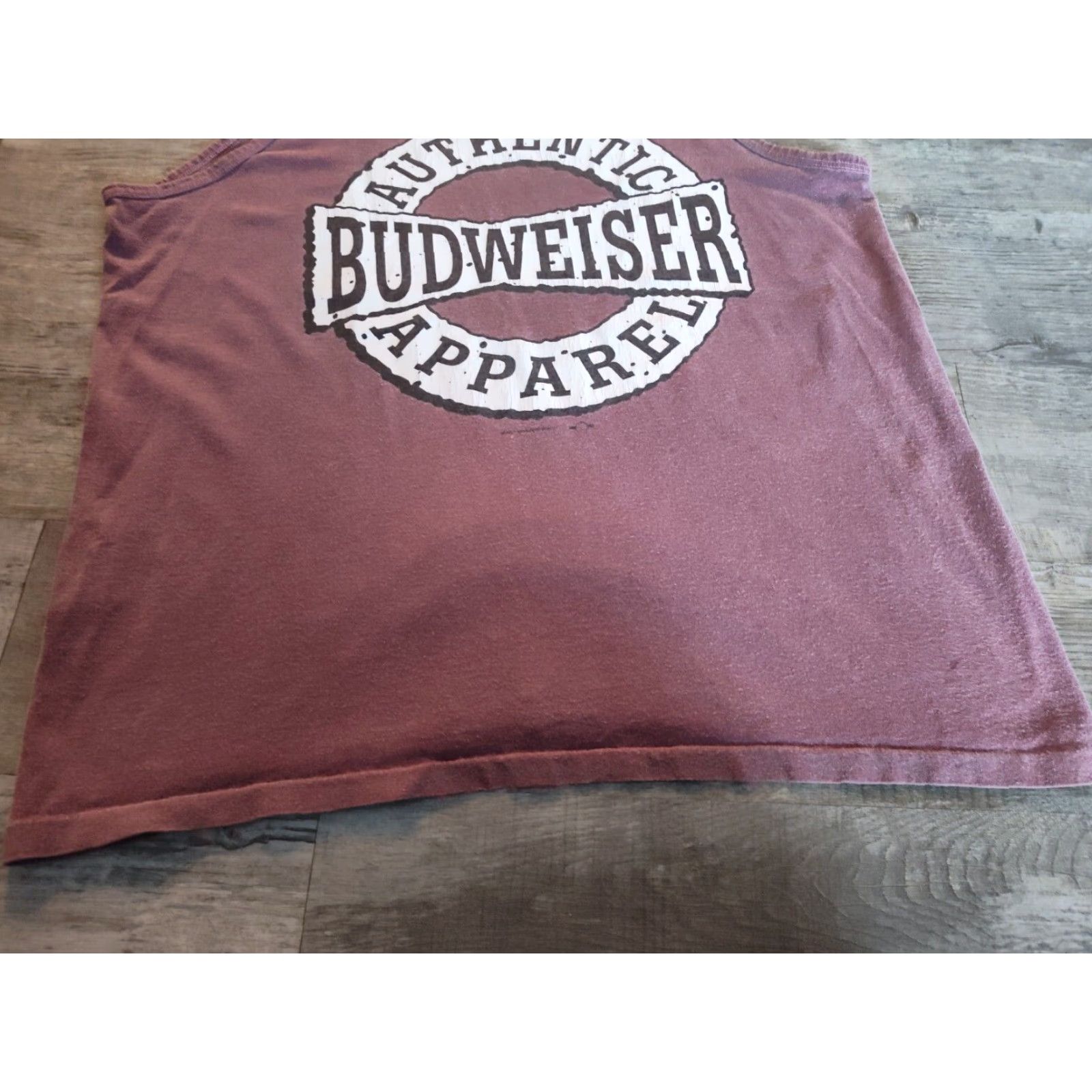 Anvil VINTAGE Budweiser Anvil Tank Top Shirt Men L 3D Emblem Graphic Red Made in USA 1990s Beer NFL Harley Motorcycle Bud Light MLB NFL Size US L / EU 52-54 / 3 - 2 Thumbnail