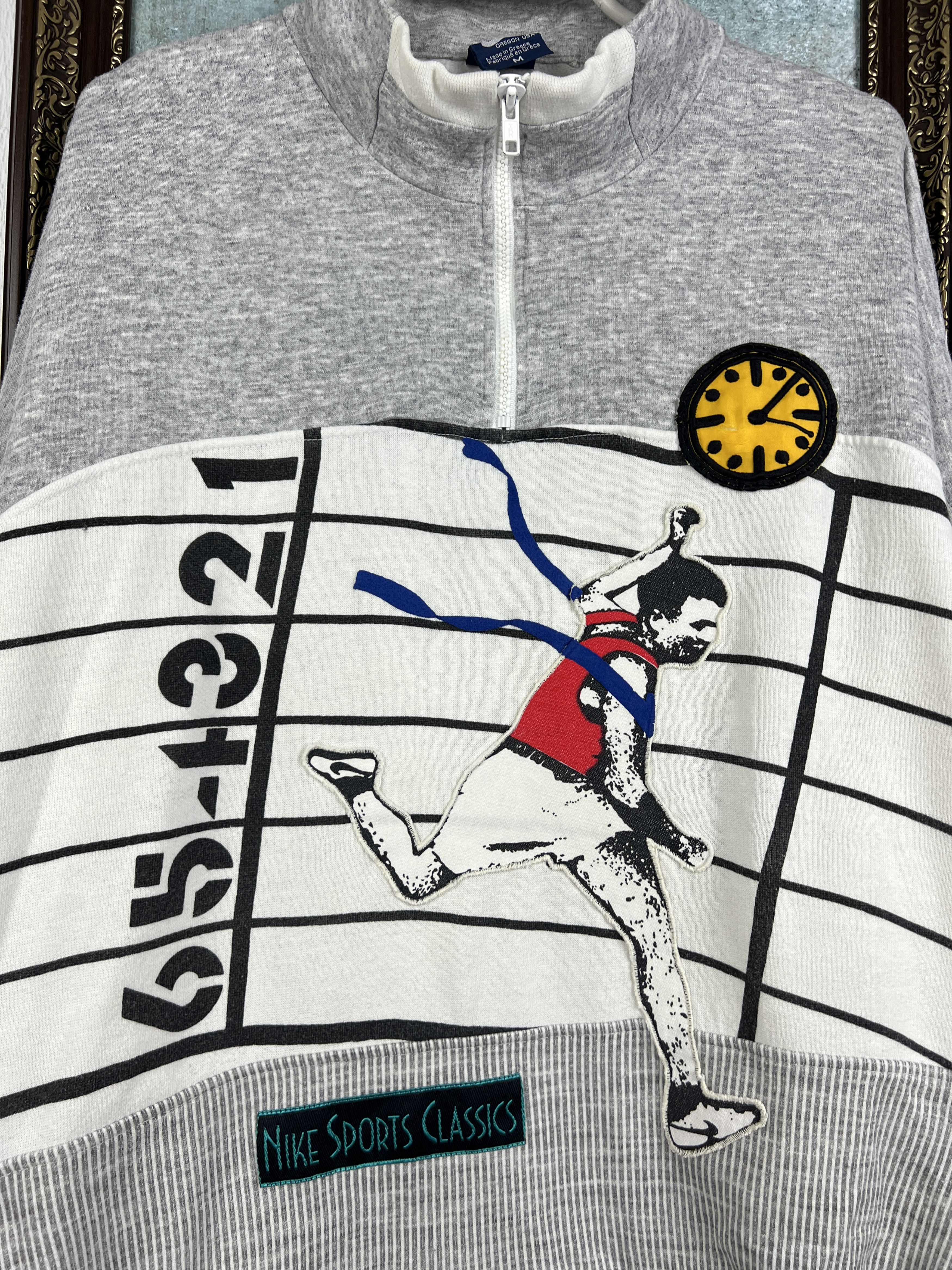 Nike Sports Classics Run Athletic Sweatshirt 1/4 Zip Track Top Size US M / EU 48-50 / 2 - 3 Thumbnail