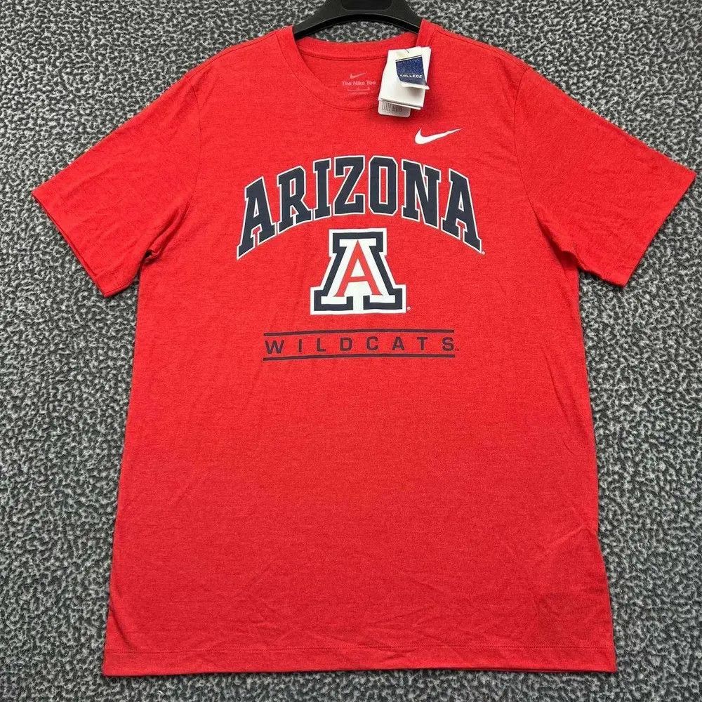 Nike Nike Shirt Men Red Arizona Wildcats NCAA Crew Neck New L Size US L / EU 52-54 / 3 - 1 Thumbnail