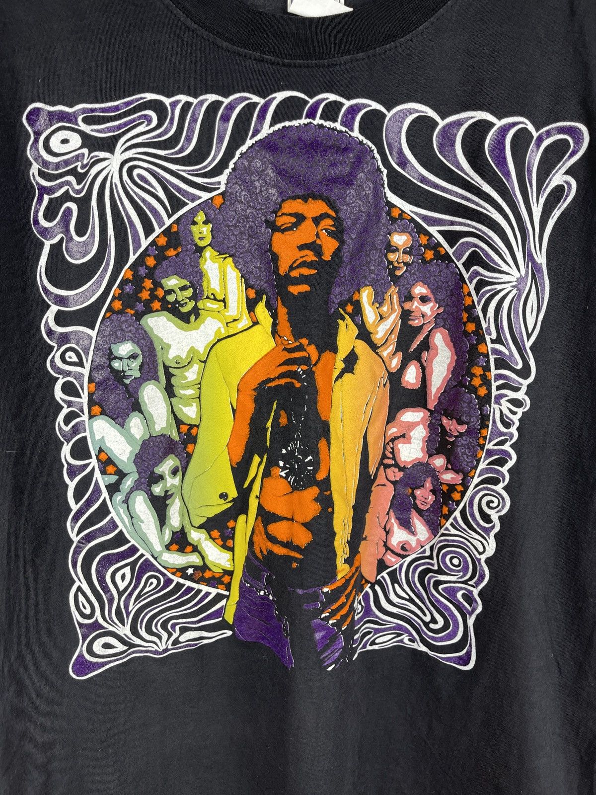Band Tees Vintage 90s Jimi Hendrix single stitch band tee shirt Size US XL / EU 56 / 4 - 4 Thumbnail
