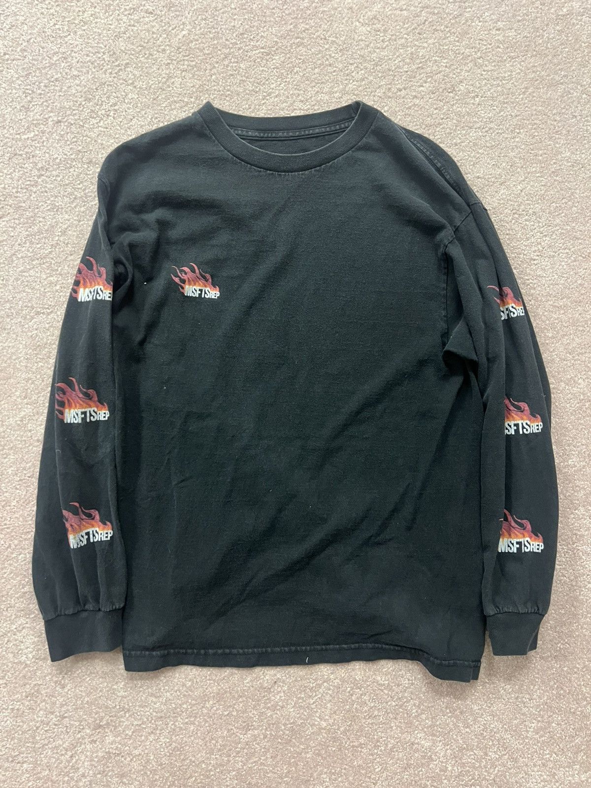 Msftsrep Black MSFTSrep Flame Logo Long Sleeve Shirt Size US M / EU 48-50 / 2 - 1 Thumbnail