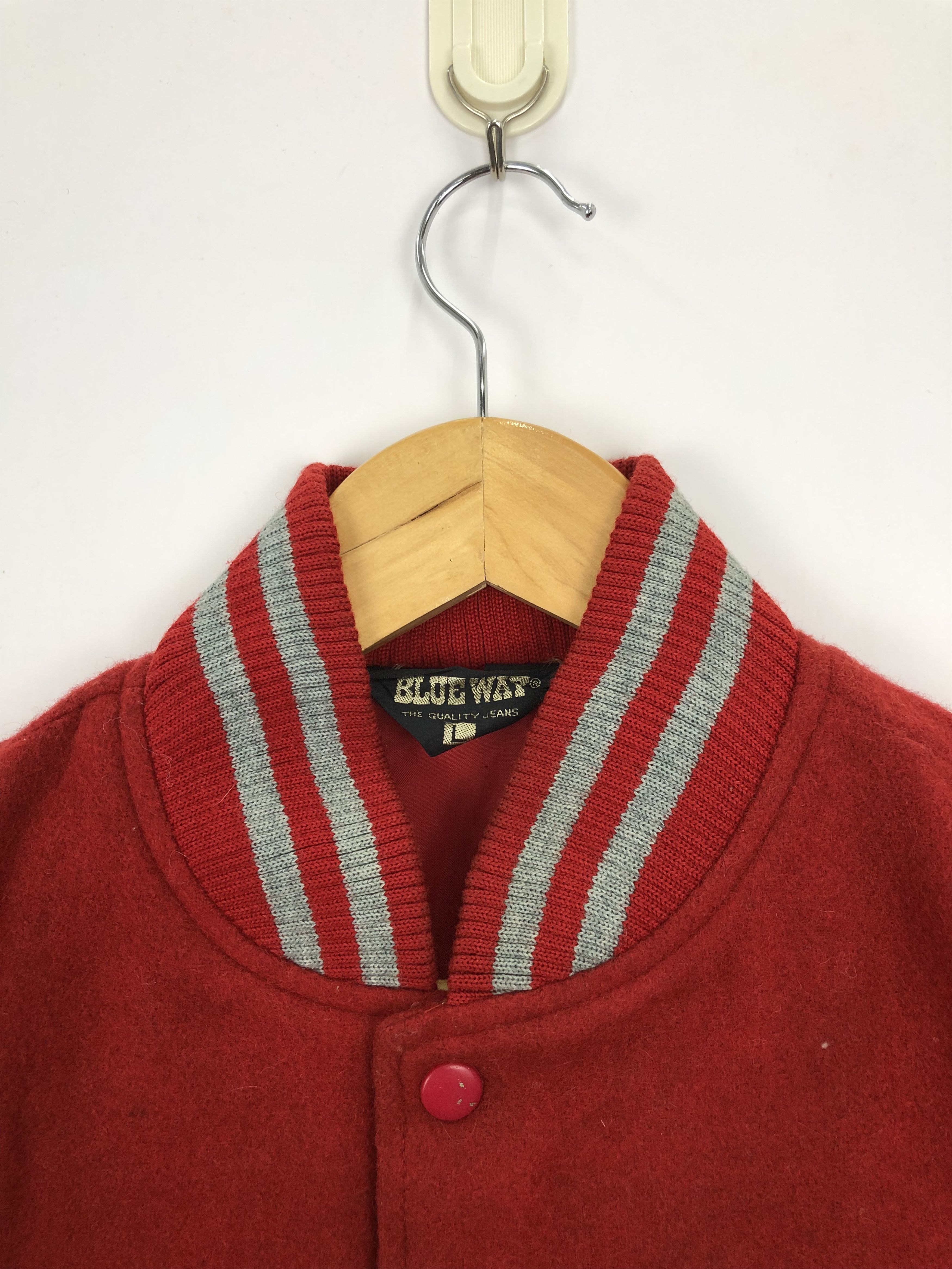 Vintage Vintage Americans Blue Way Red Varsity Jacket V0367 Size US M / EU 48-50 / 2 - 9 Thumbnail