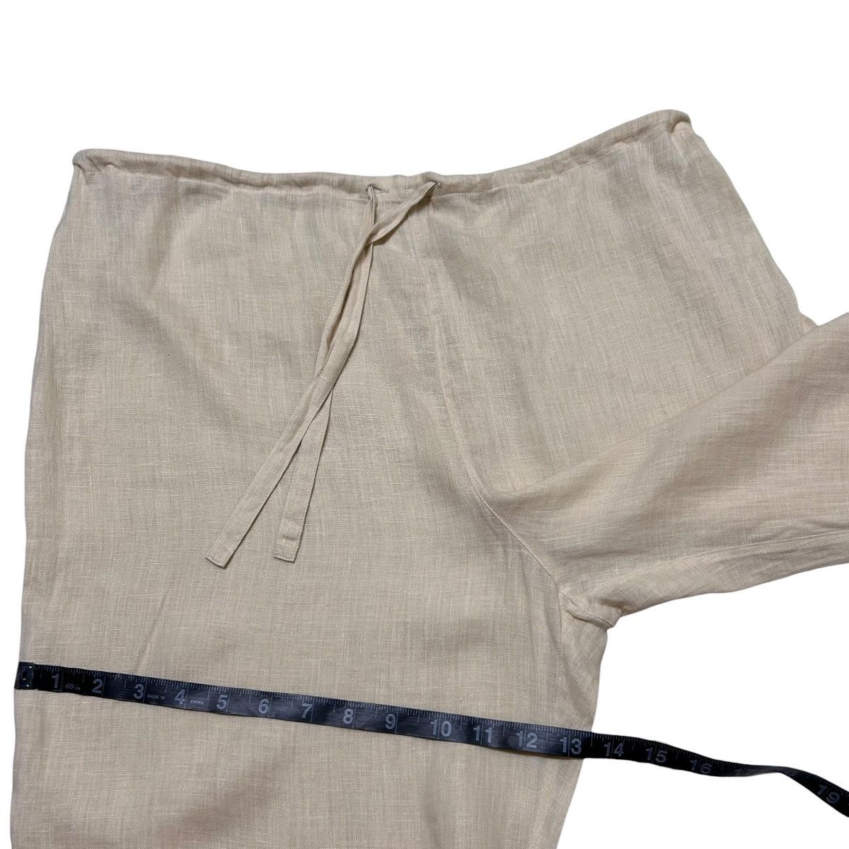 Yohji Yamamoto 739 90s Y's Yohji Yamamoto set up room wear linen vintage Size US L / EU 52-54 / 3 - 19 Thumbnail