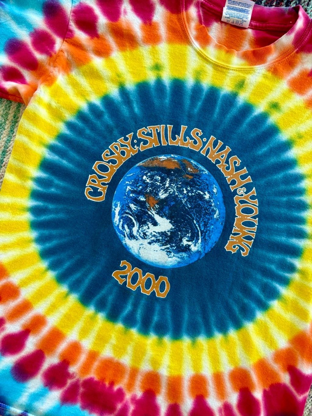 Gildan '00 Crosby Stills Nash & Young North American Tee L Size US L / EU 52-54 / 3 - 2 Thumbnail