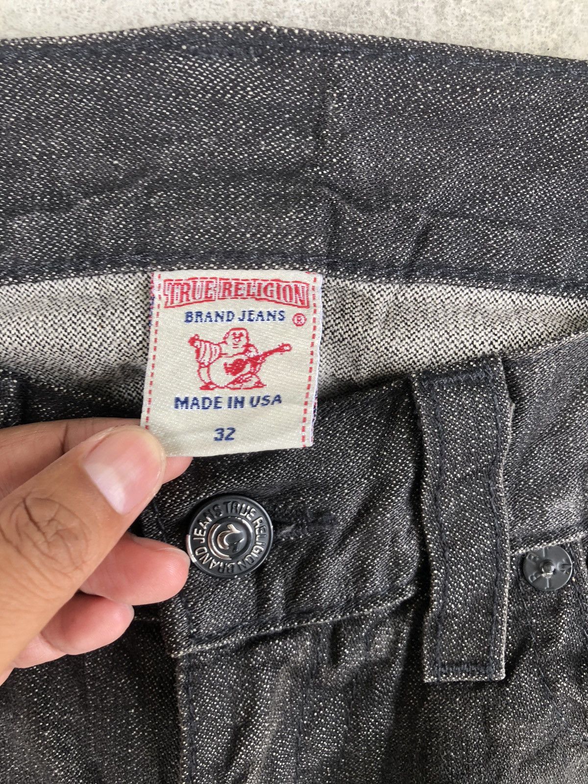 True Religion Vintage True Religion Ricky Distressed Jeans Size US 35 - 15 Thumbnail